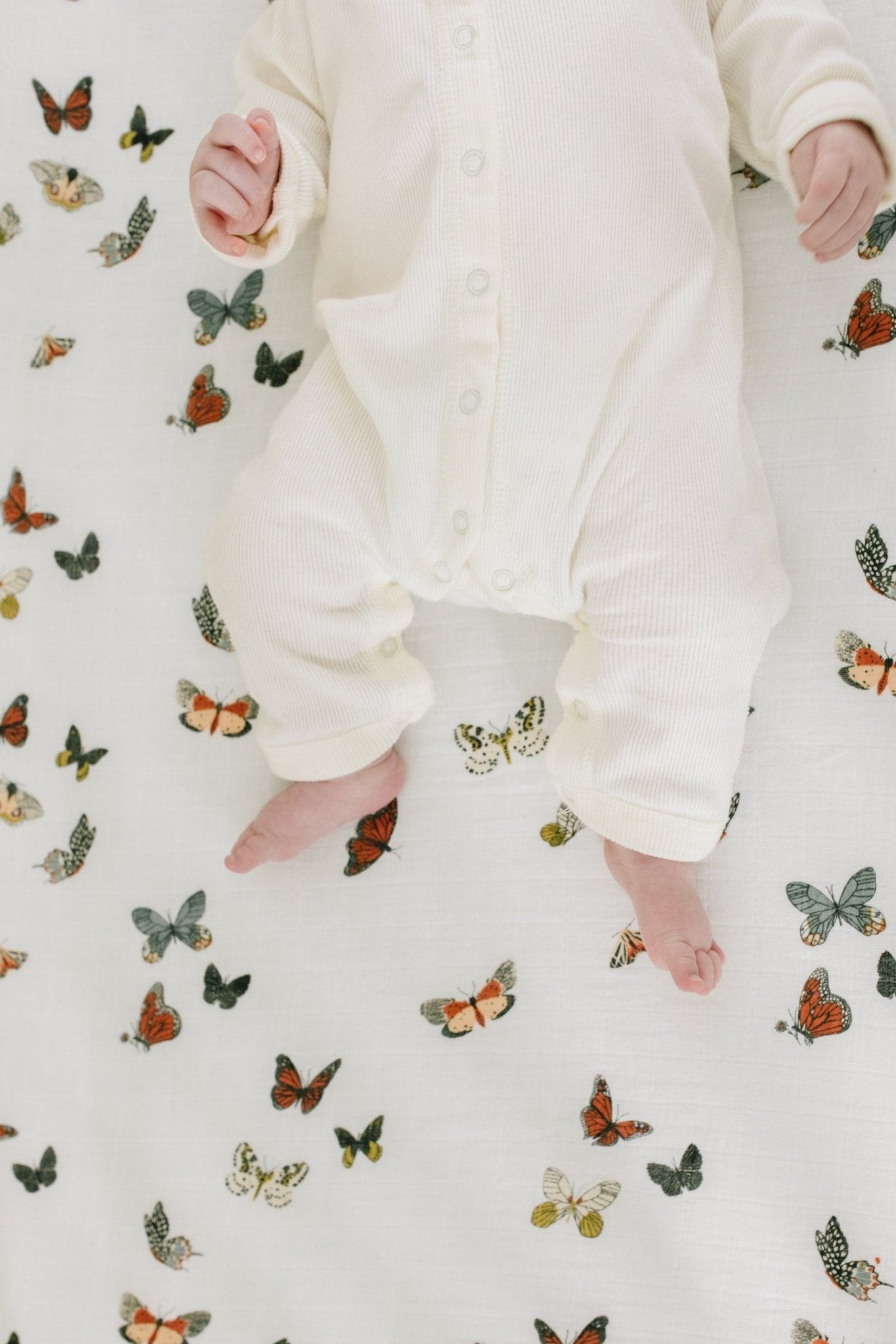 Butterfly Migration Crib Sheet - Paranoid Ranch