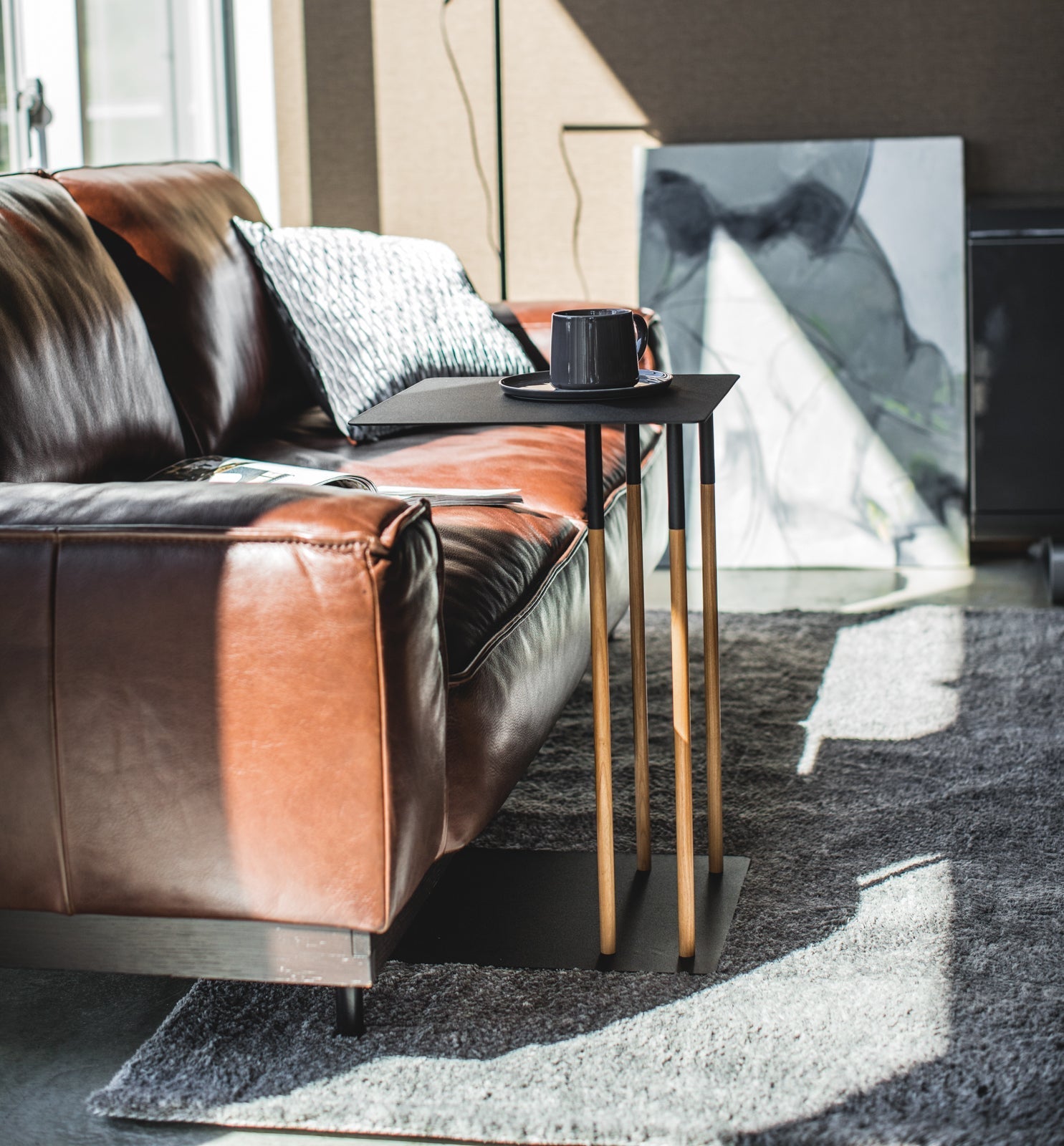 C Side Table (22" H) - Steel - Paranoid Ranch