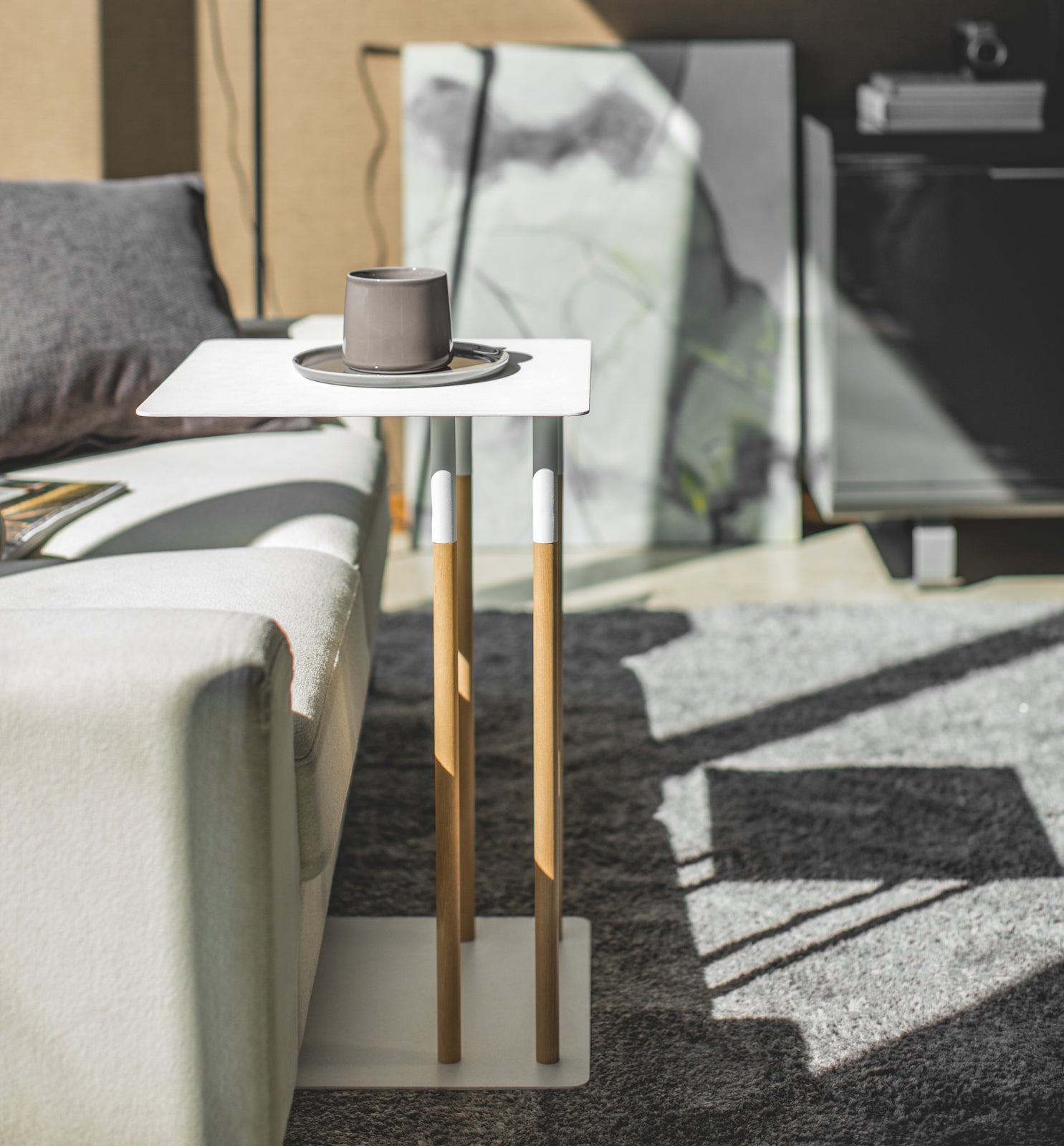 C Side Table (22" H) - Steel - Paranoid Ranch