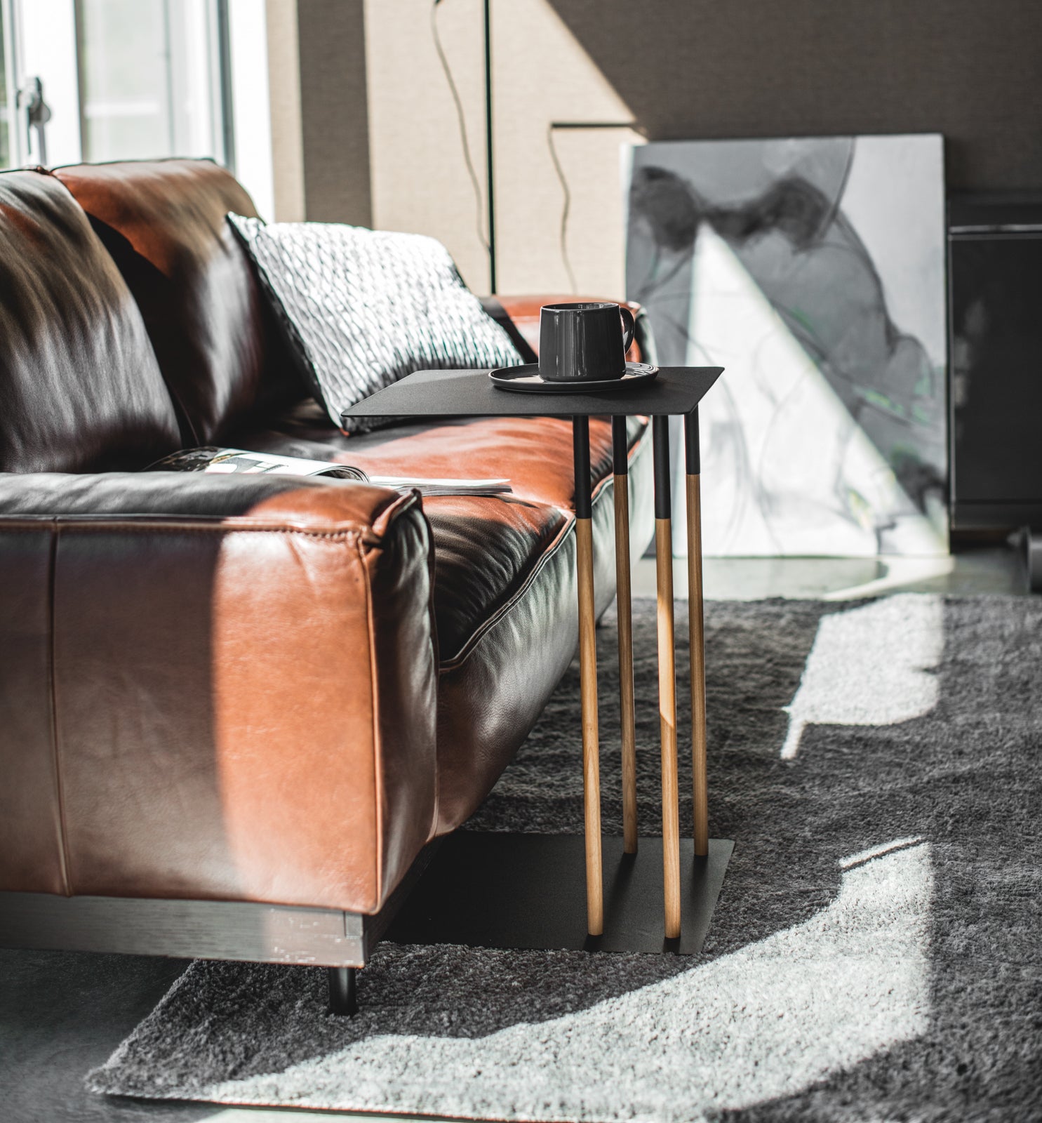 C Side Table (22" H) - Steel - Paranoid Ranch