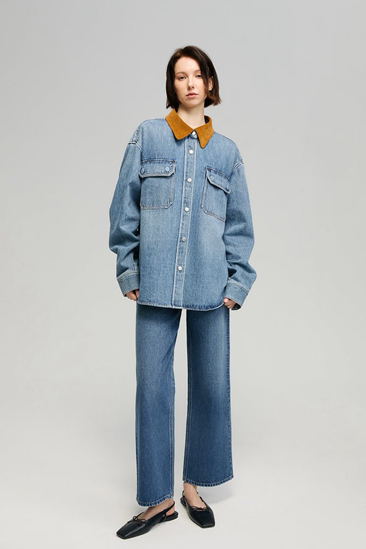 California Sunset Denim Shirt HJ902 - Paranoid Ranch