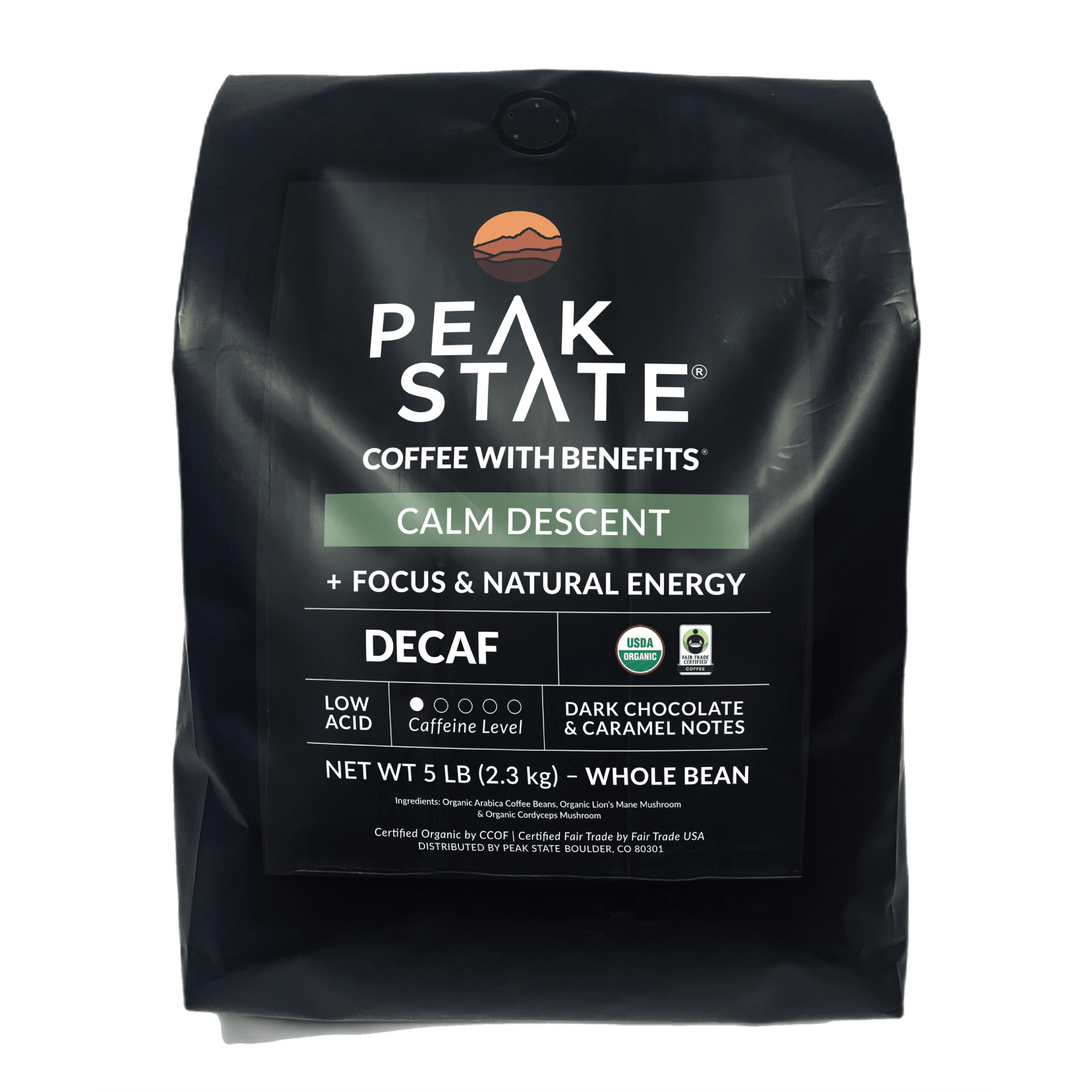 CALM DESCENT Swiss Water Process Decaf - 5lb - Paranoid Ranch