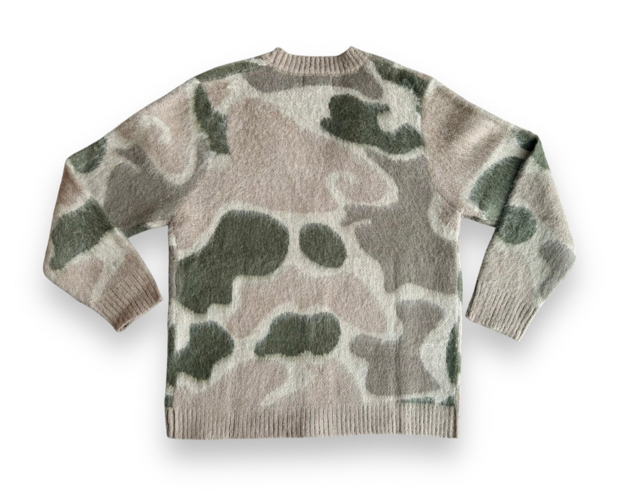 Camo Mohair Cardigan - Paranoid Ranch