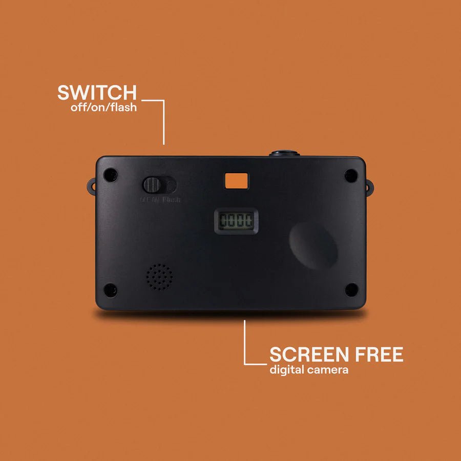 Camp Snap Camera (Screen - Free Digital Camera) - Chestnut Brown - Paranoid Ranch