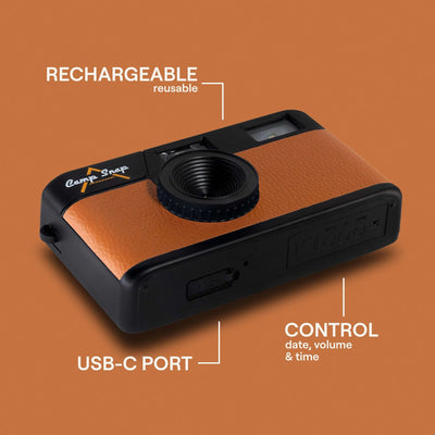 Camp Snap Camera (Screen - Free Digital Camera) - Chestnut Brown - Paranoid Ranch