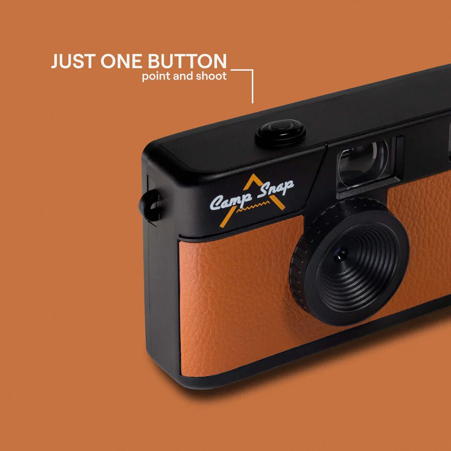 Camp Snap Camera (Screen - Free Digital Camera) - Chestnut Brown - Paranoid Ranch