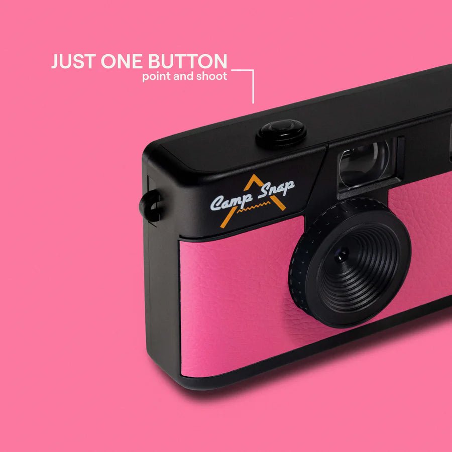 Camp Snap Camera (Screen - Free Digital Camera) - Flamingo Pink - Paranoid Ranch