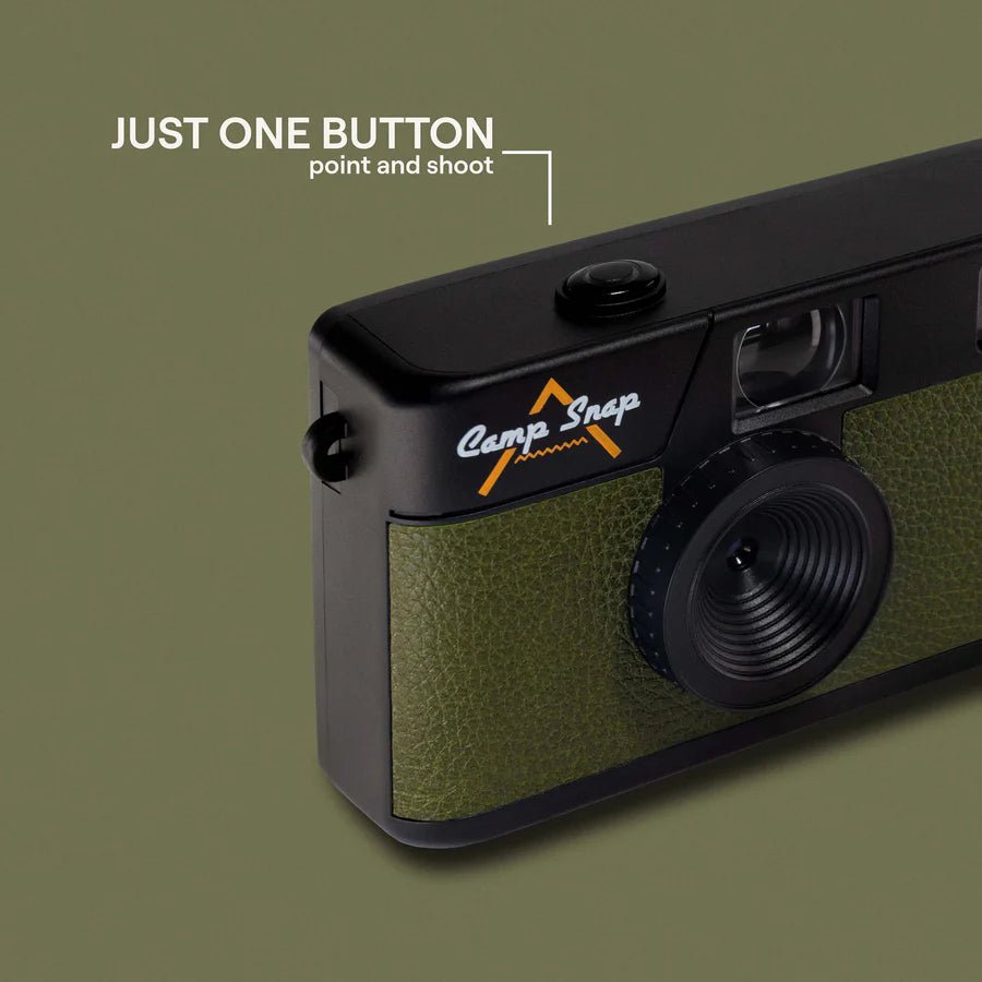 Camp Snap Camera (Screen - Free Digital Camera) - Forest Green - Paranoid Ranch