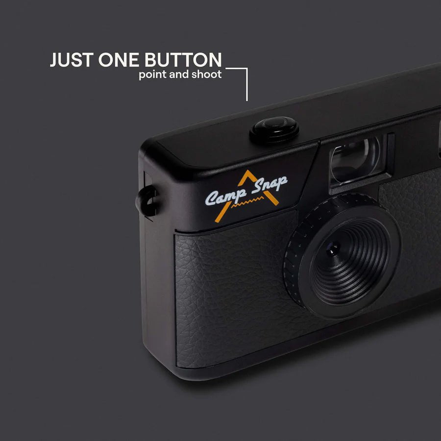 Camp Snap Camera (Screen - Free Digital Camera) - Stealth Black - Paranoid Ranch
