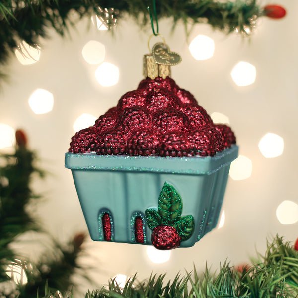 Carton Of Raspberries Ornament - Paranoid Ranch