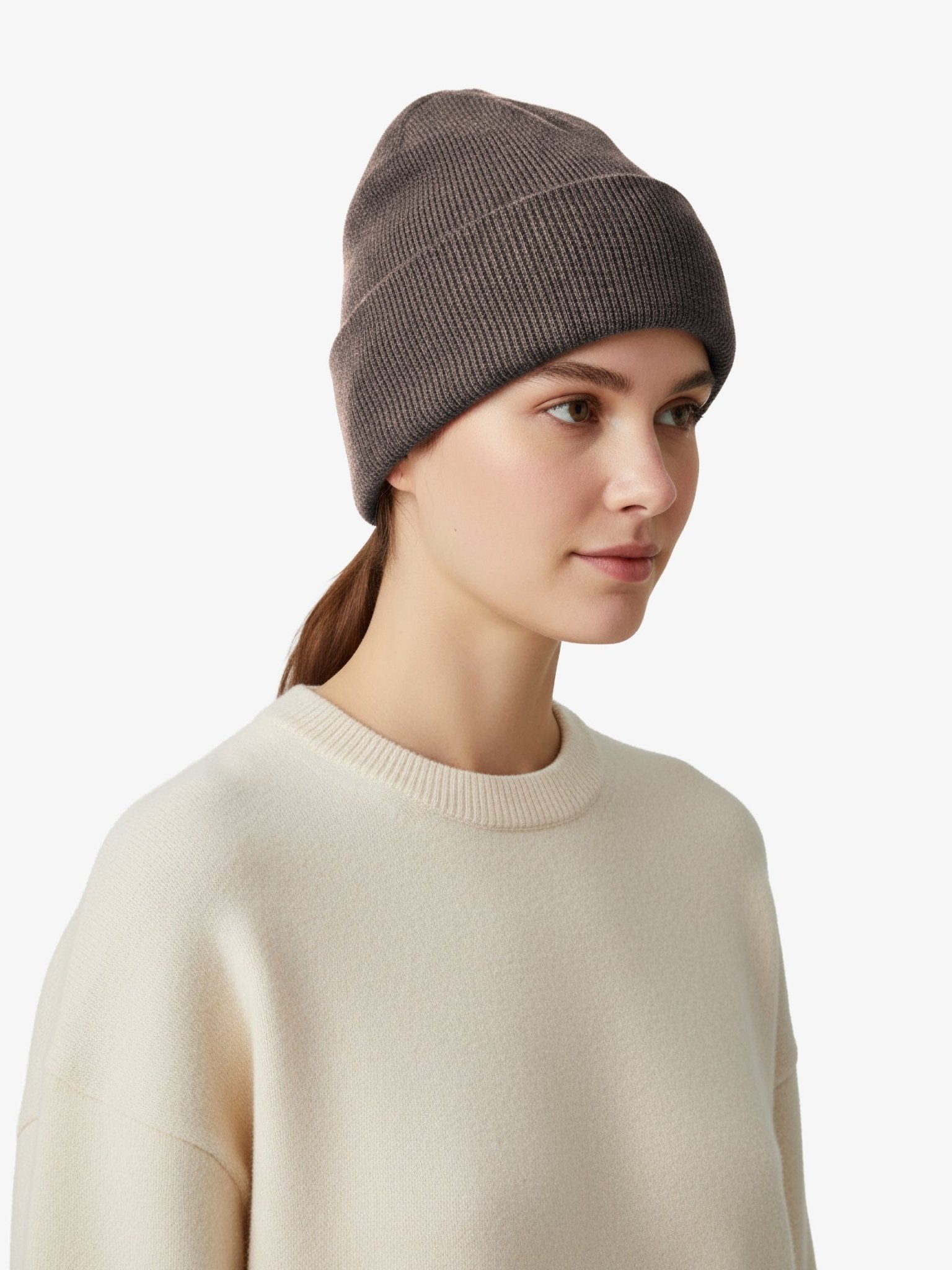 Cashmere Cuff Beanie - Desert Taupe - Paranoid Ranch