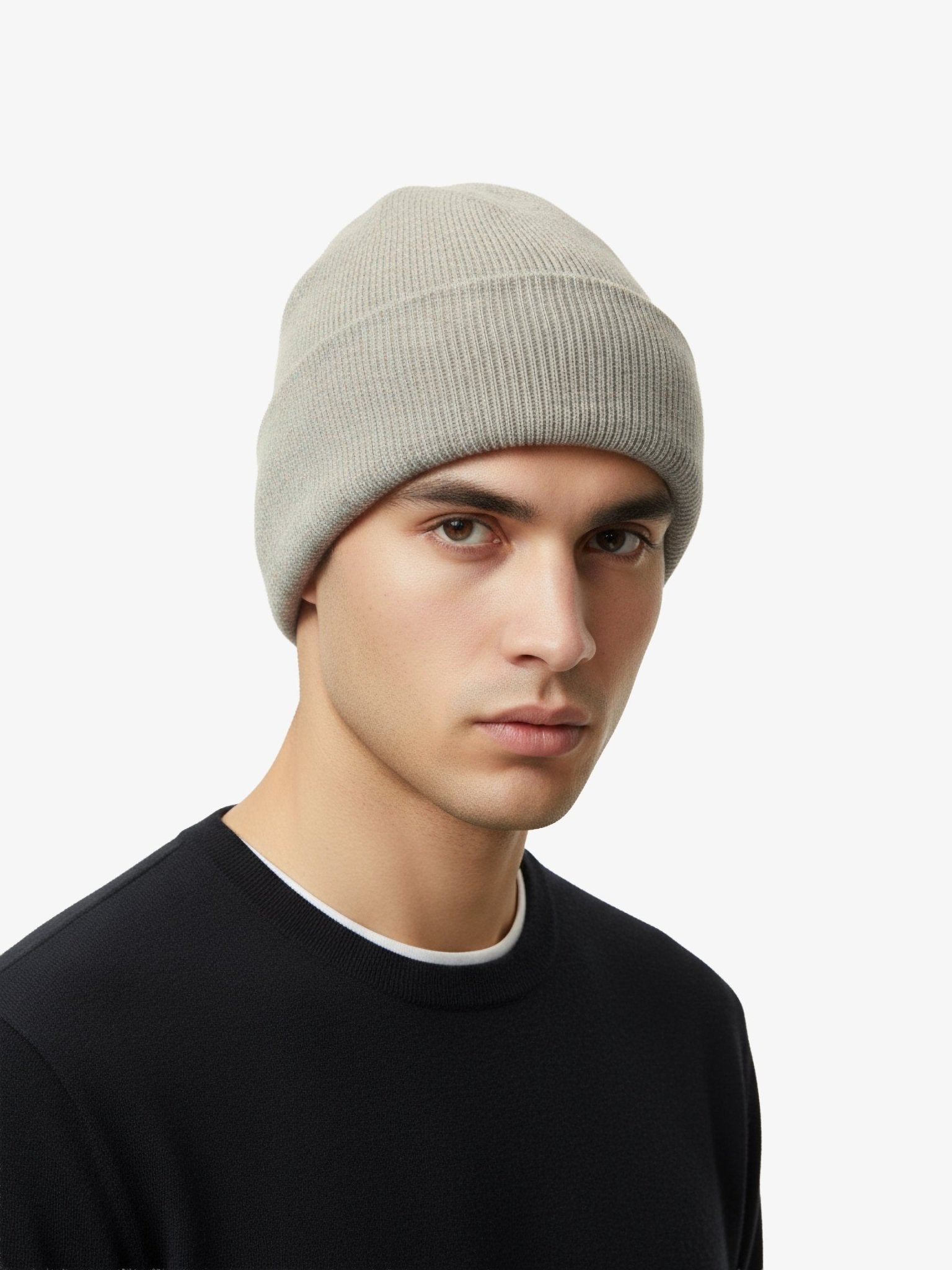 Cashmere Cuff Beanie - Slate Gray - Paranoid Ranch