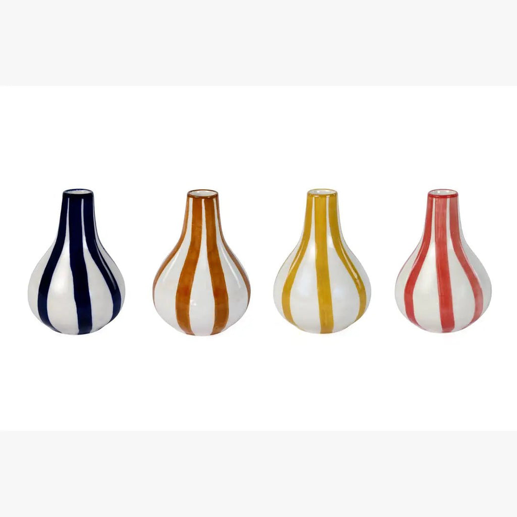 Ceramic Stripe Vase, Yellow - Paranoid Ranch