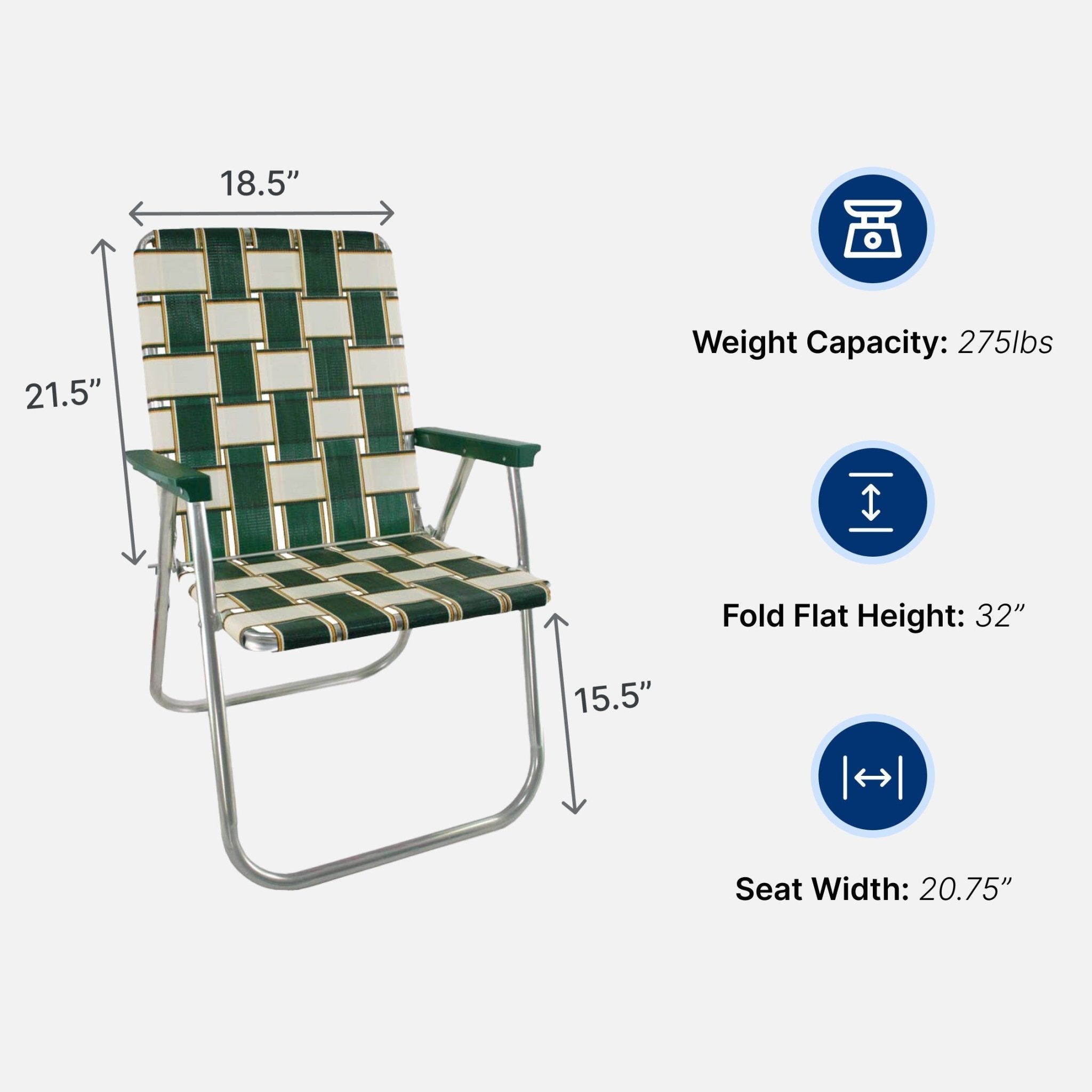 Charleston Magnum Lawn Chair - Paranoid Ranch
