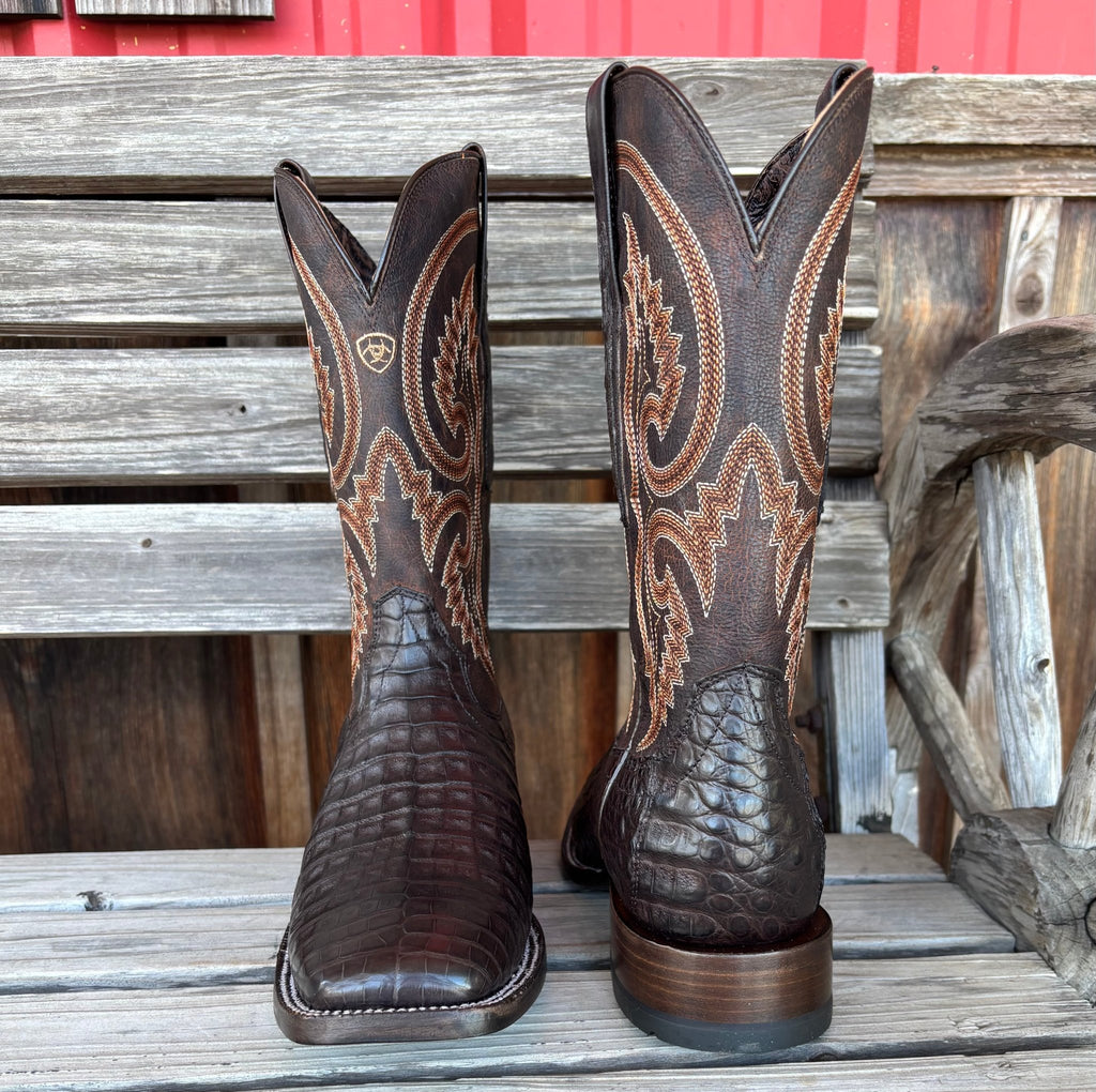 Chocolate Caiman Belly | Ariat Mens - Paranoid Ranch