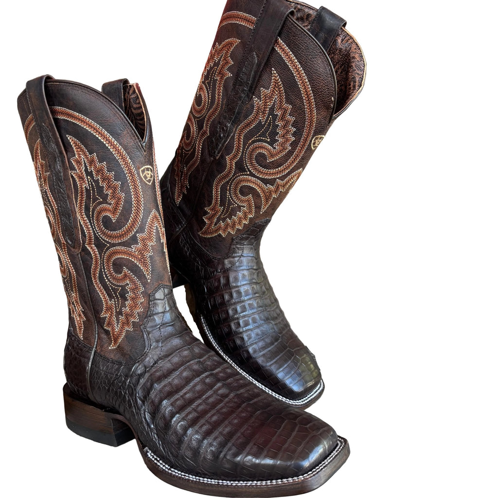 Chocolate Caiman Belly | Ariat Mens - Paranoid Ranch