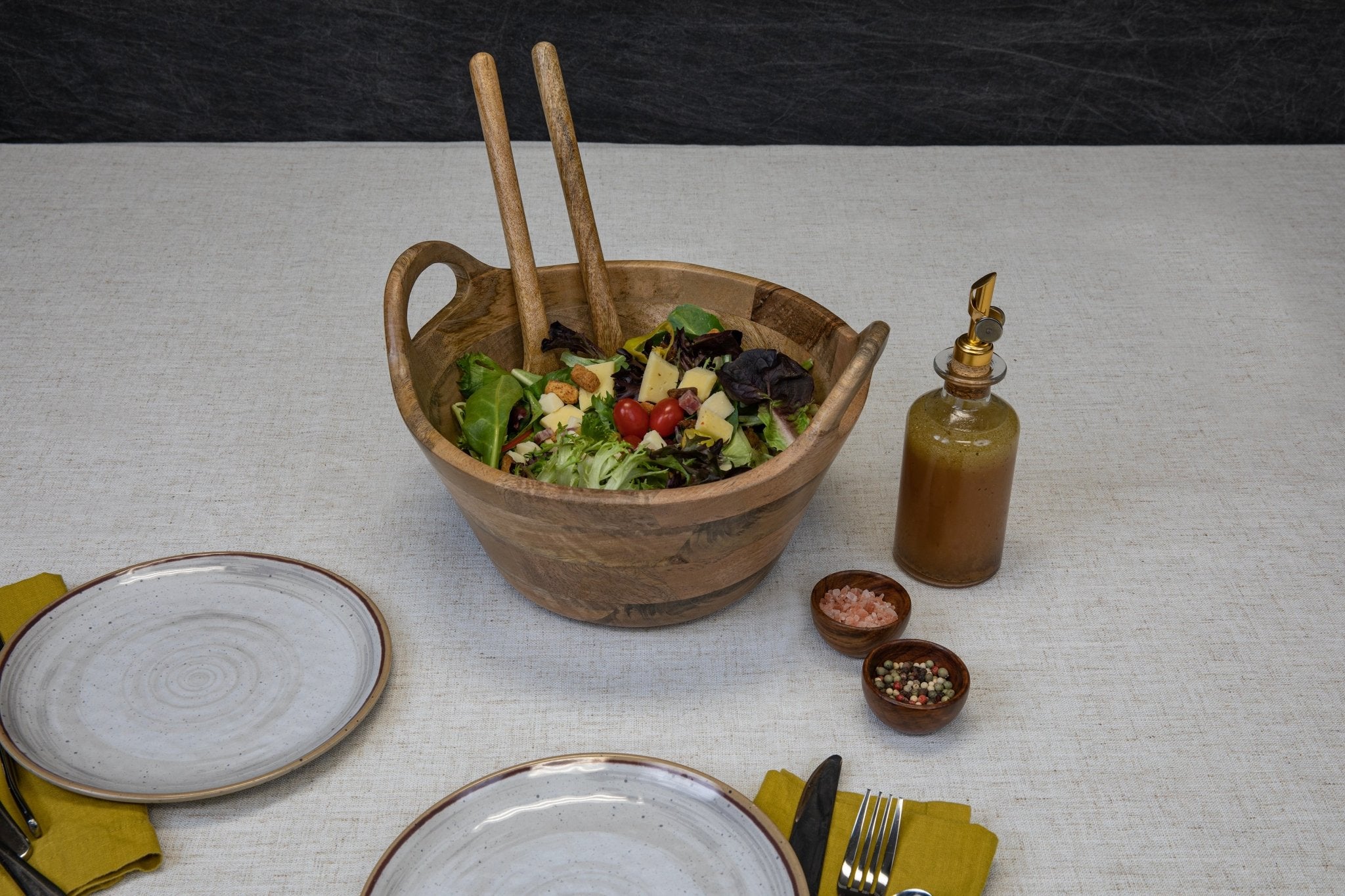 Ciotola Large Serving Bowl with Handles - Paranoid Ranch