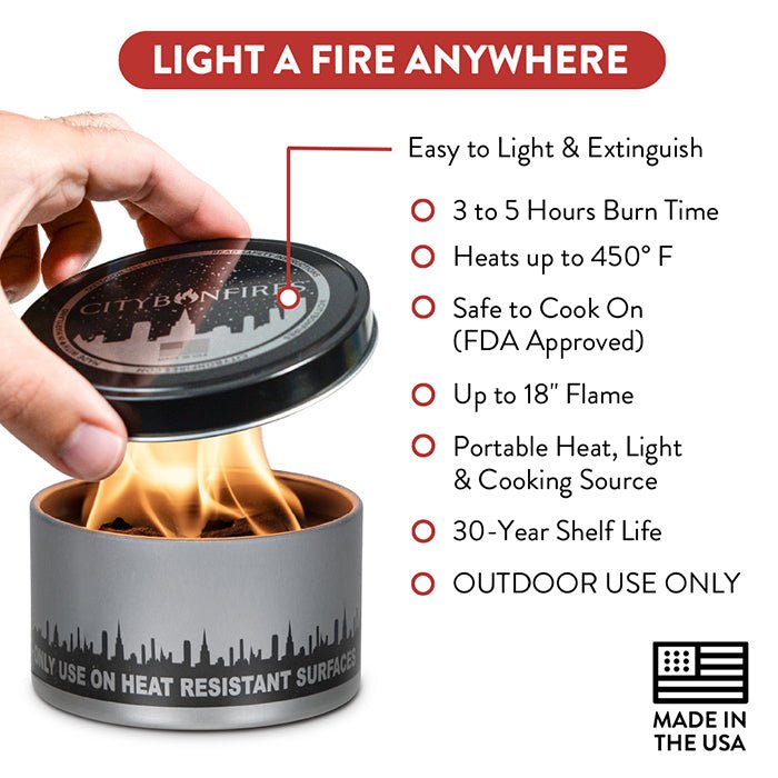 City Bonfire (Portable Fire Pit) - Paranoid Ranch