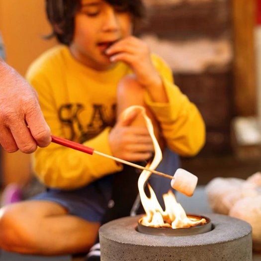Classic Cylinder Concrete Fire Pit - Paranoid Ranch