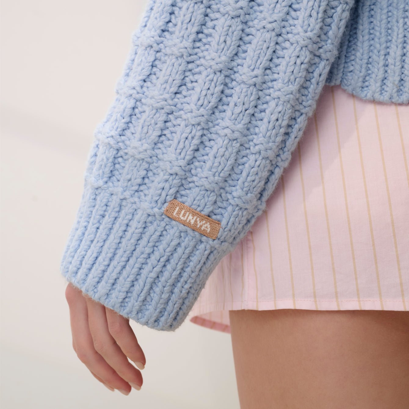 Cloud Cotton Basket Stitch Cardigan - Paranoid Ranch