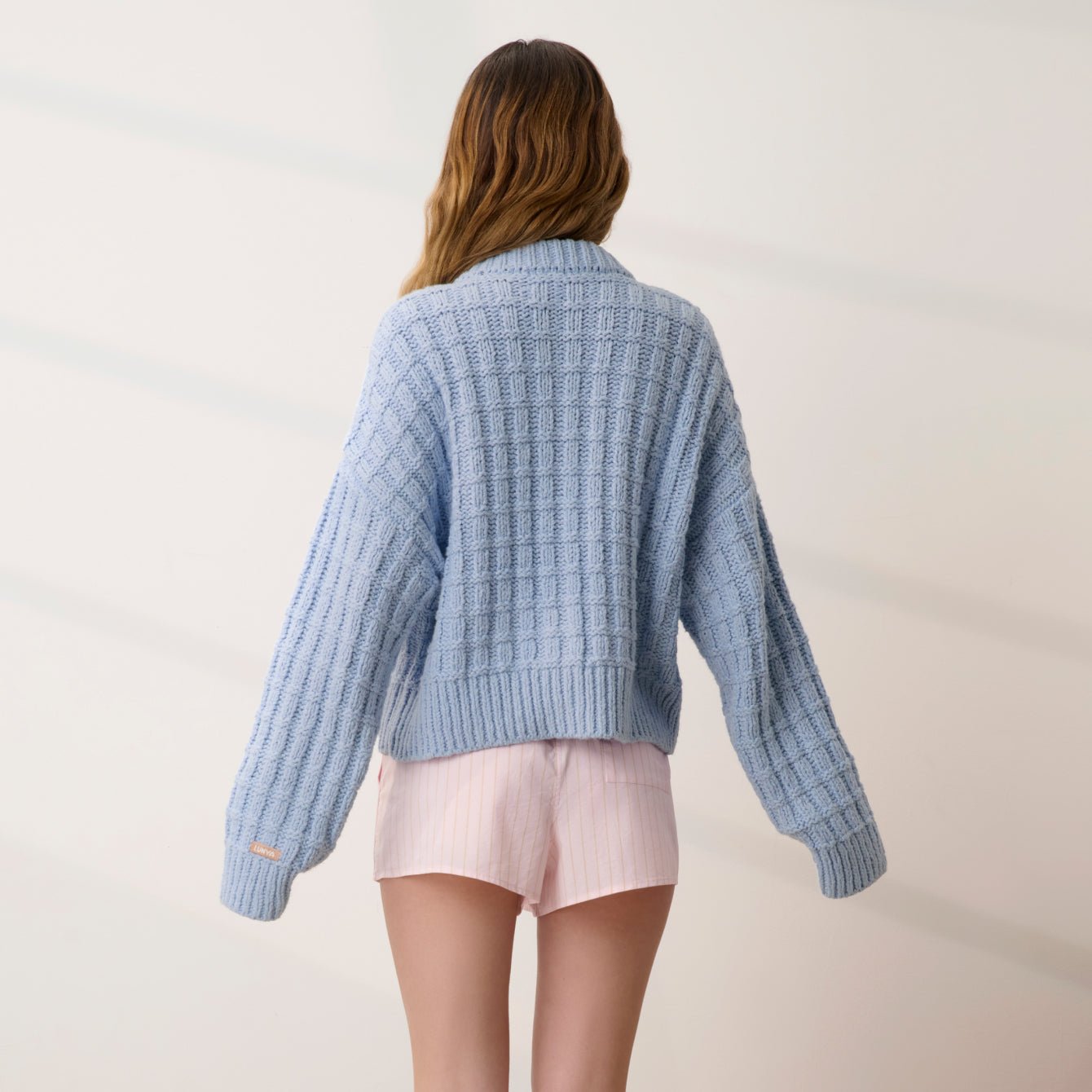 Cloud Cotton Basket Stitch Cardigan - Paranoid Ranch