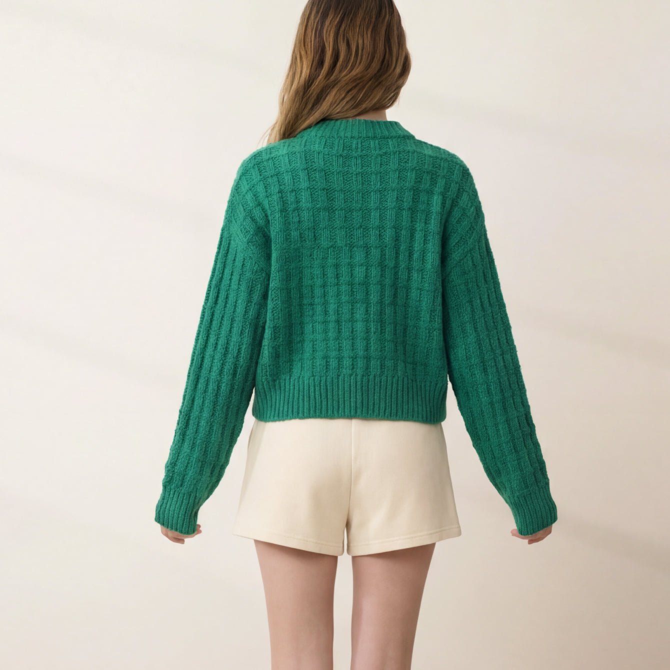 Cloud Cotton Basket Stitch Cardigan - Paranoid Ranch
