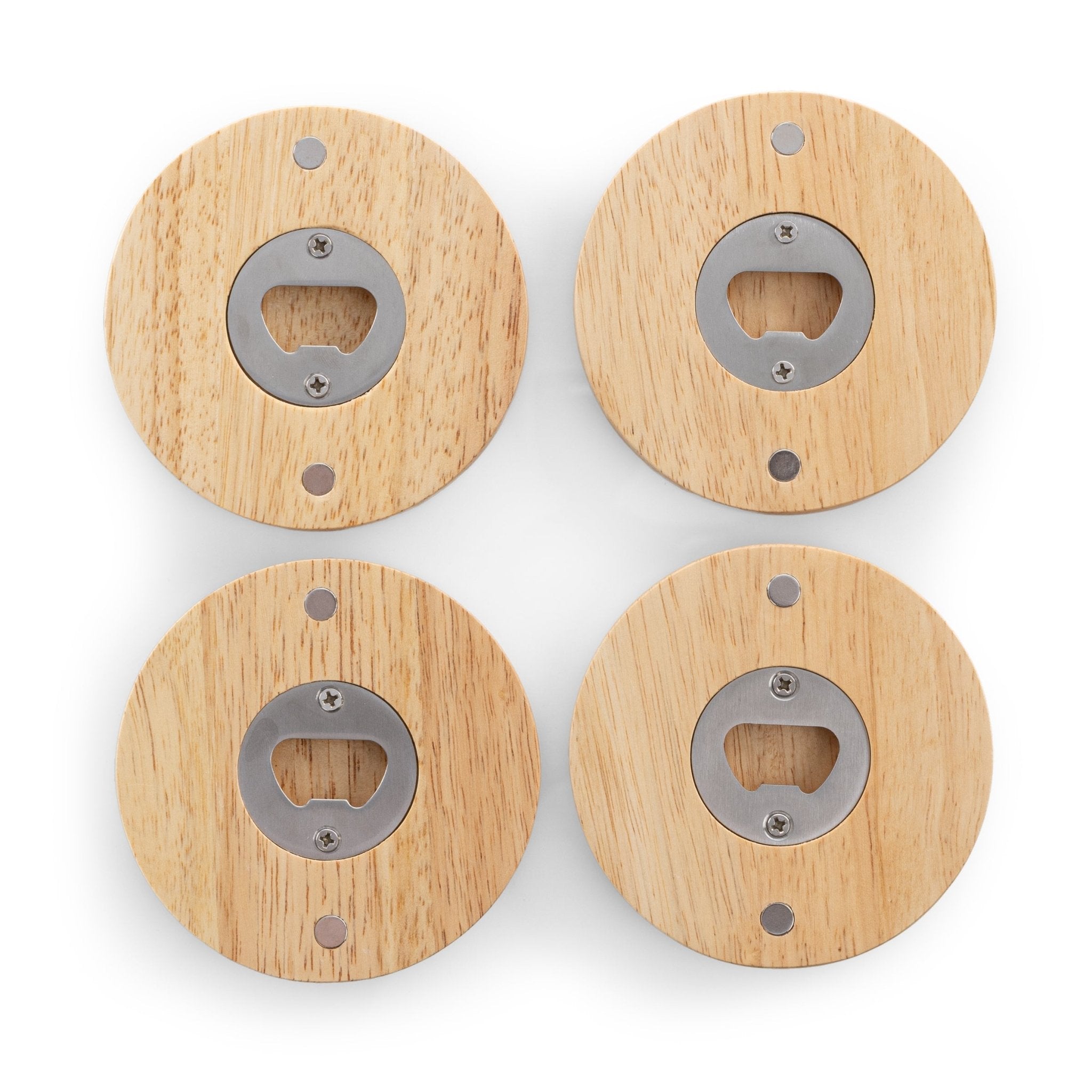Coasters with Bottle Openers Set of 4 - Paranoid Ranch
