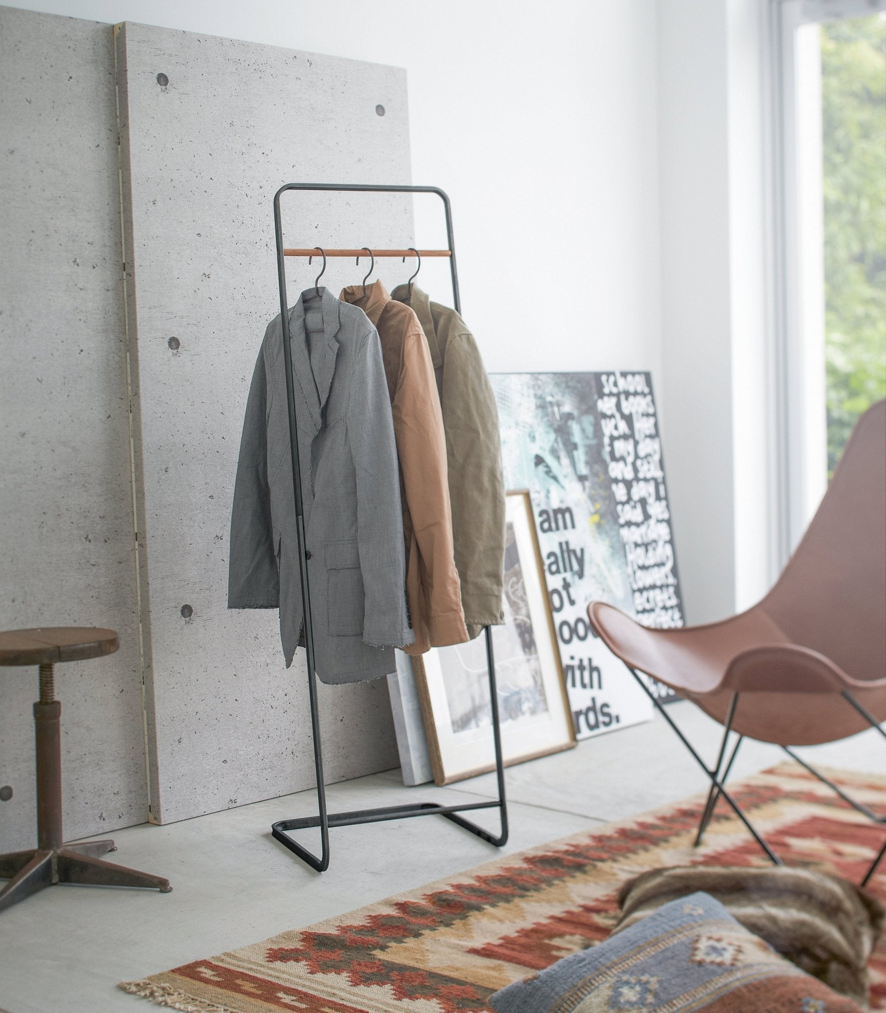 Coat Rack (55" H) - Steel - Paranoid Ranch