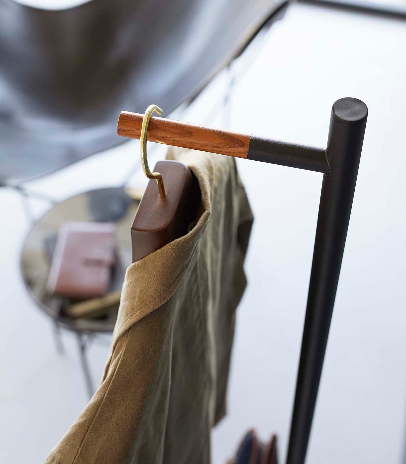 Coat Rack (63.98" H) - Steel + Wood - Paranoid Ranch