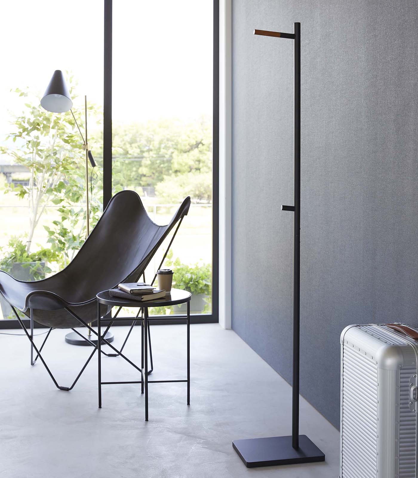 Coat Rack (63.98" H) - Steel + Wood - Paranoid Ranch