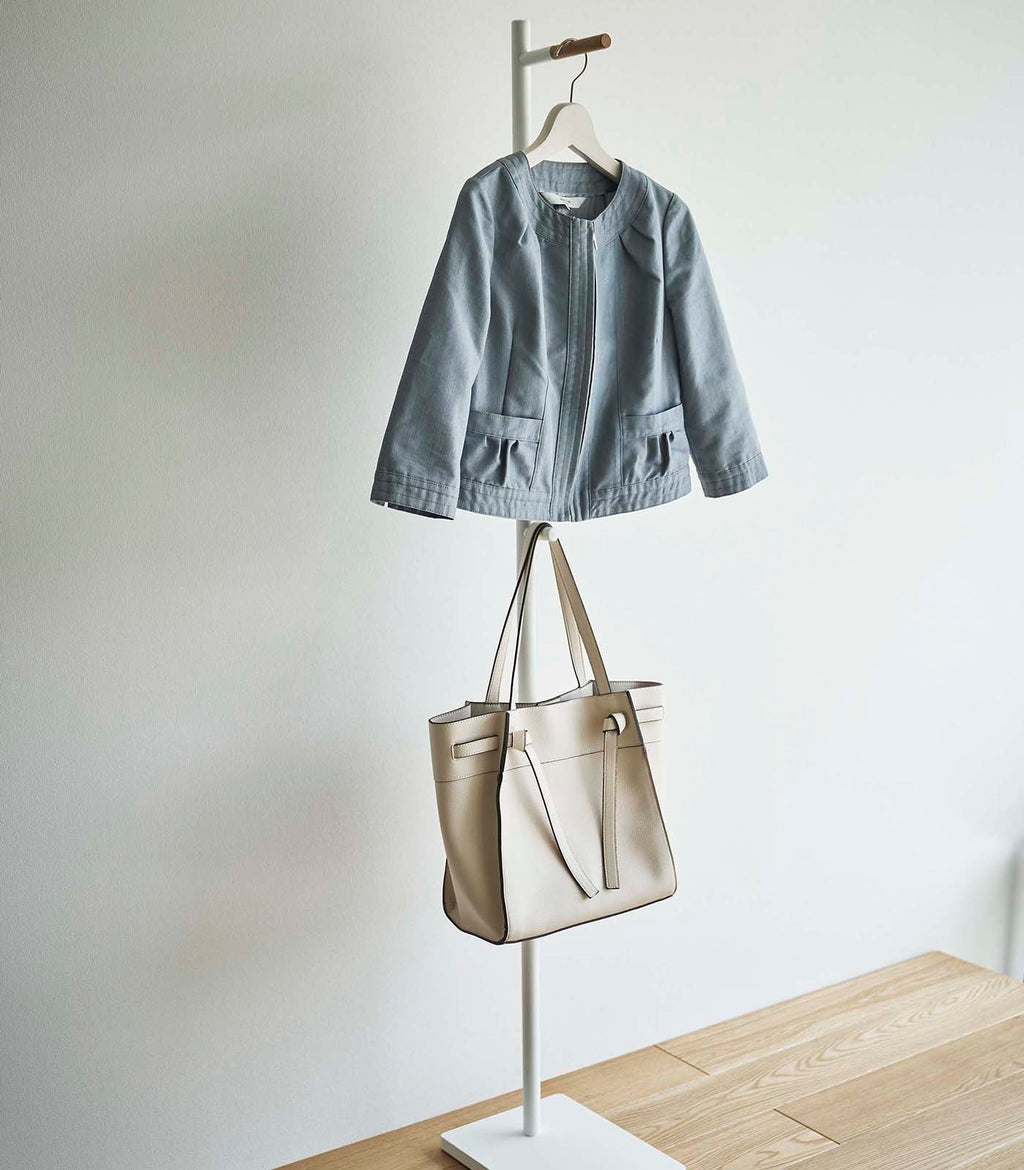 Coat Rack (63.98" H) - Steel + Wood - Paranoid Ranch