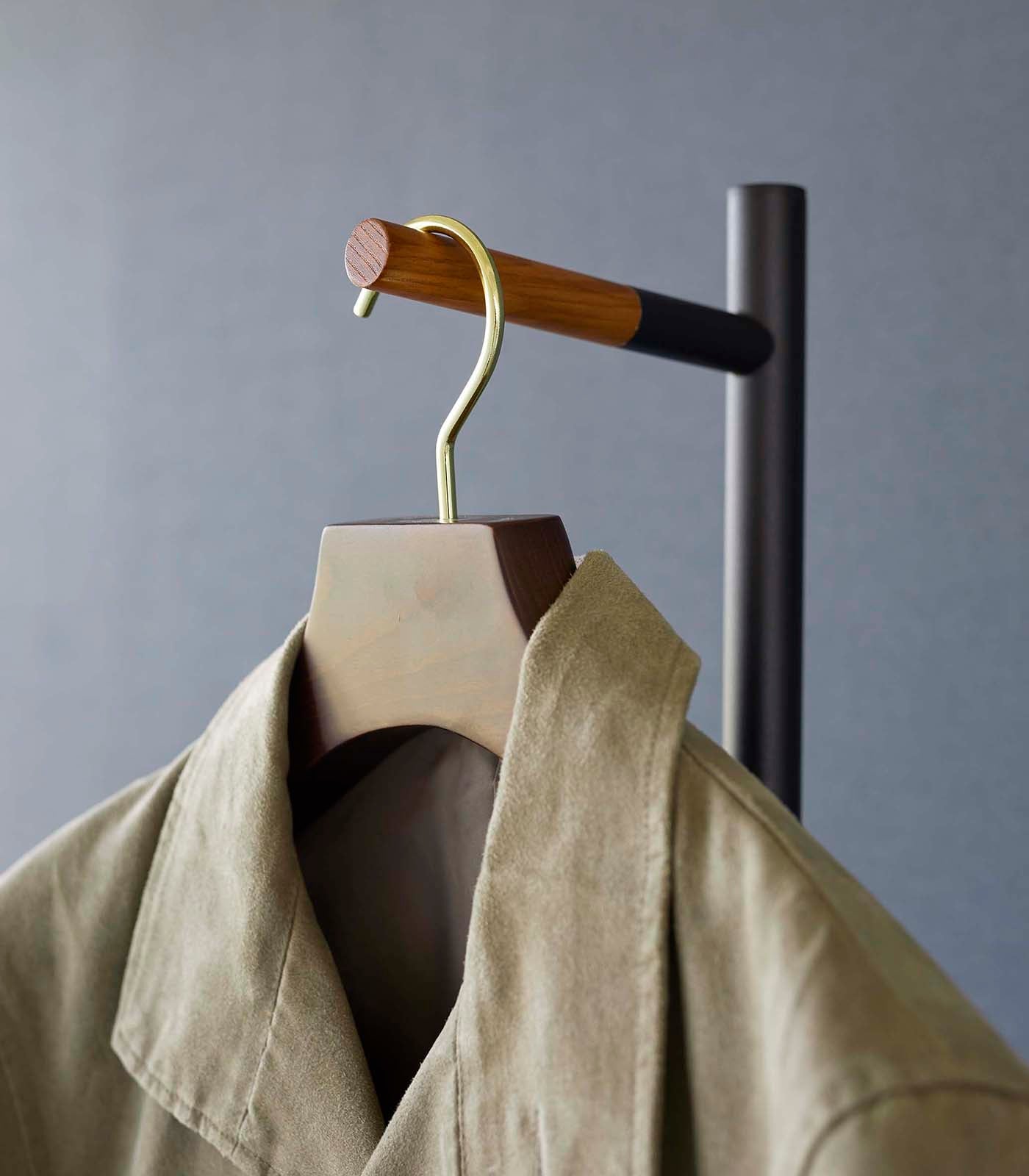 Coat Rack (63.98" H) - Steel + Wood - Paranoid Ranch