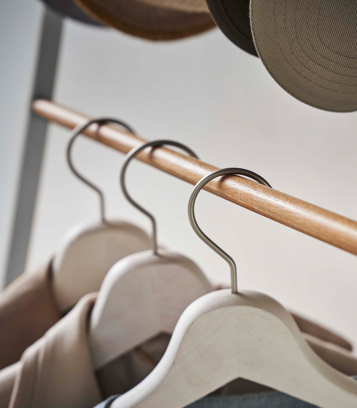 Coat Rack with Hat Storage (66" H) - Steel + Wood - Paranoid Ranch