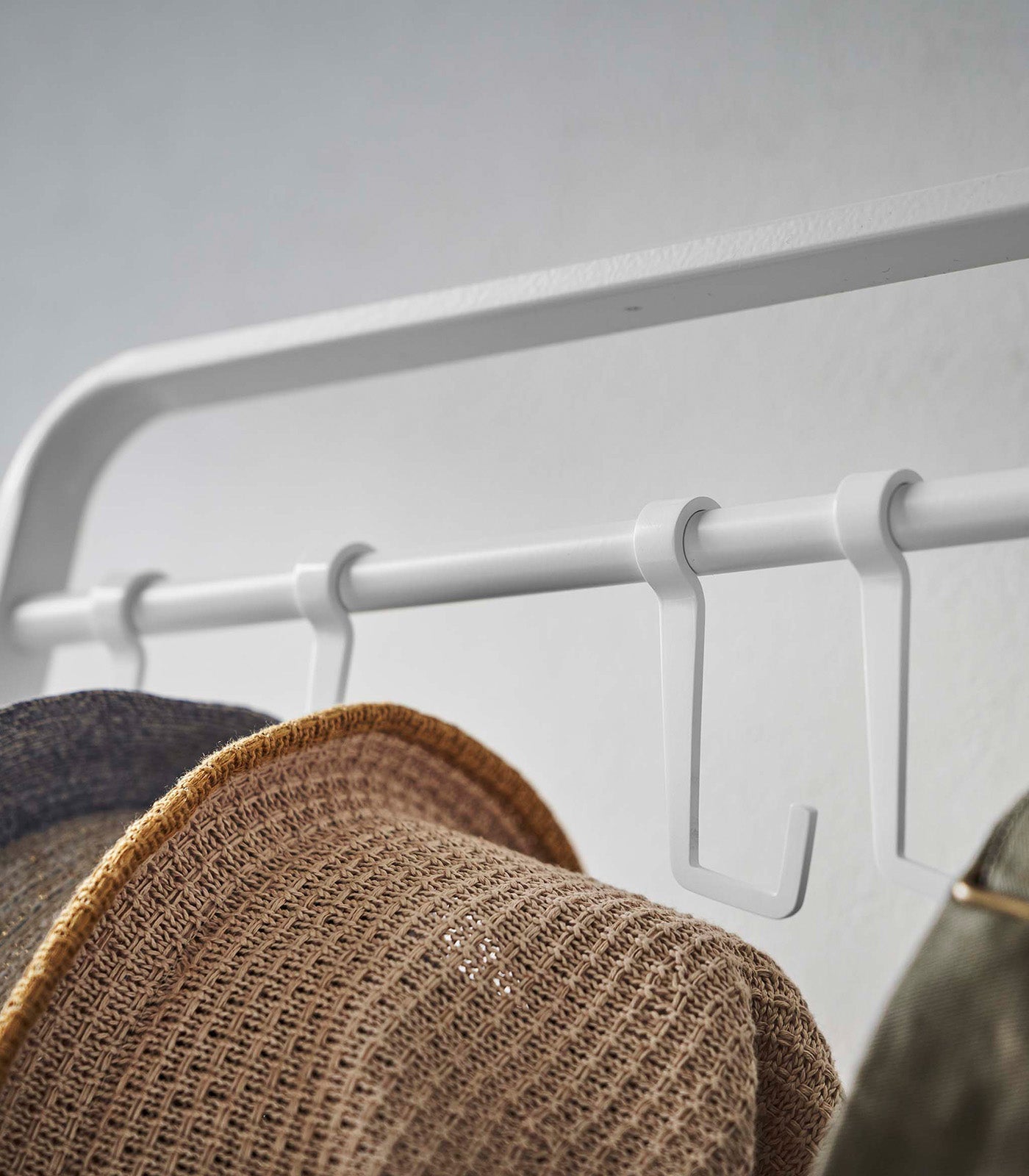 Coat Rack with Hat Storage (66" H) - Steel + Wood - Paranoid Ranch