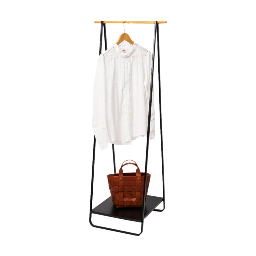 Coat Rack with Shelf (55" H) - Steel - Paranoid Ranch