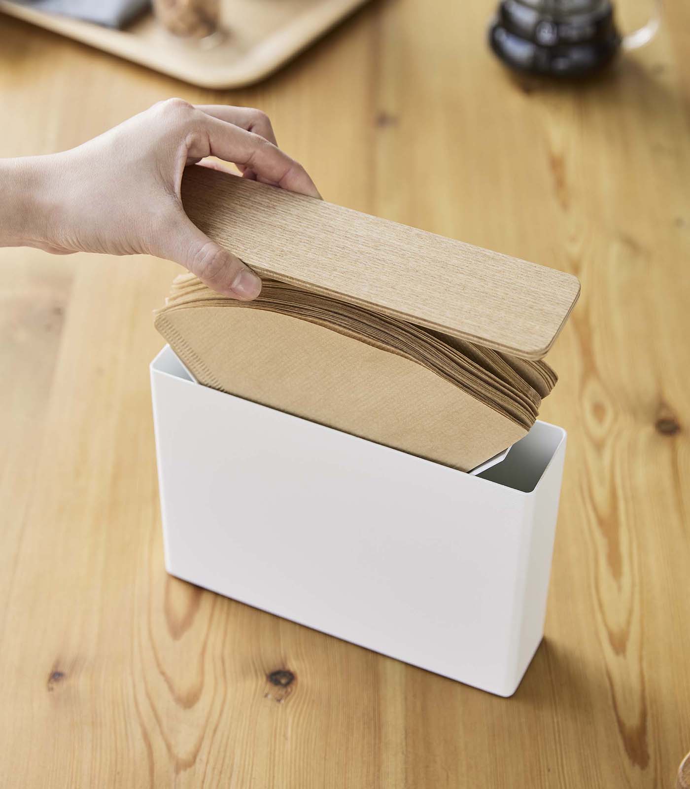 Coffee Filter Case - Size 04 - Steel + Wood - Paranoid Ranch