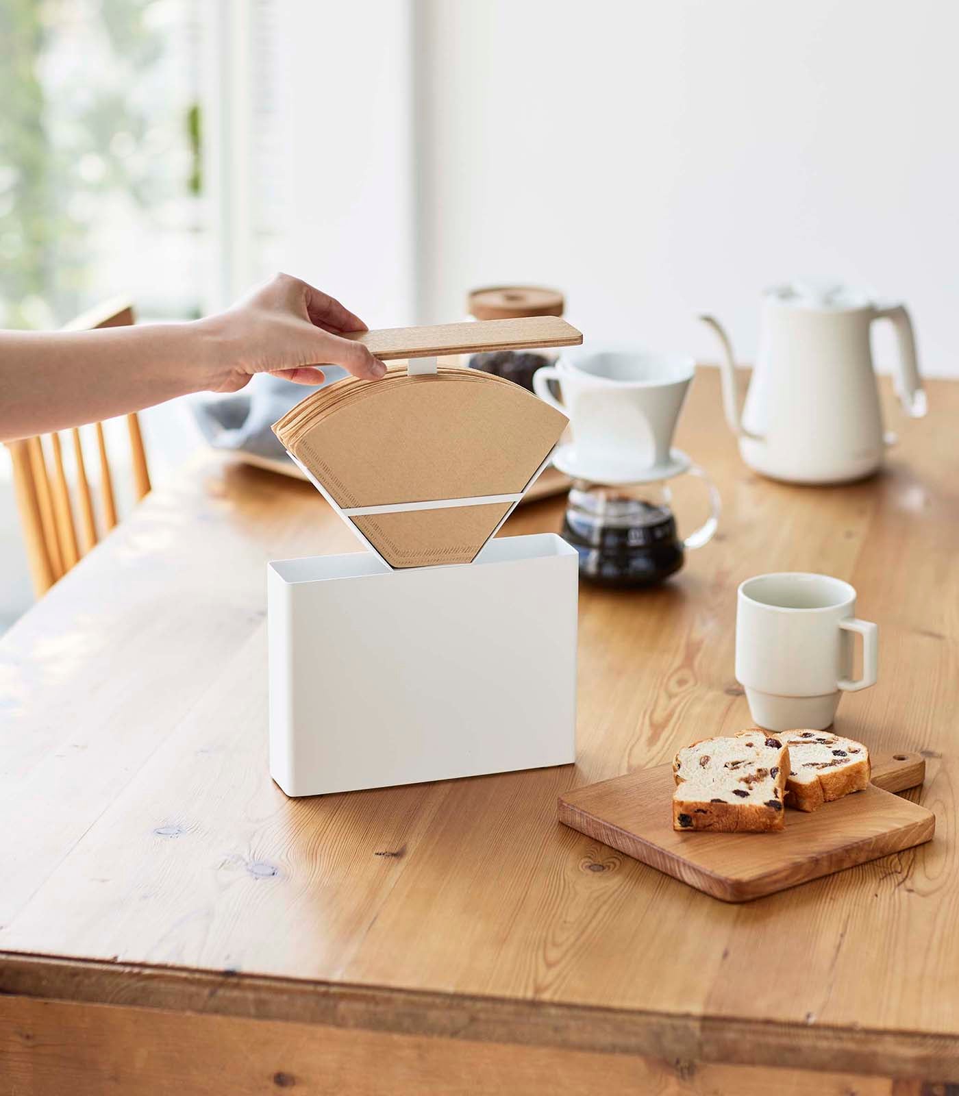 Coffee Filter Case - Size 04 - Steel + Wood - Paranoid Ranch