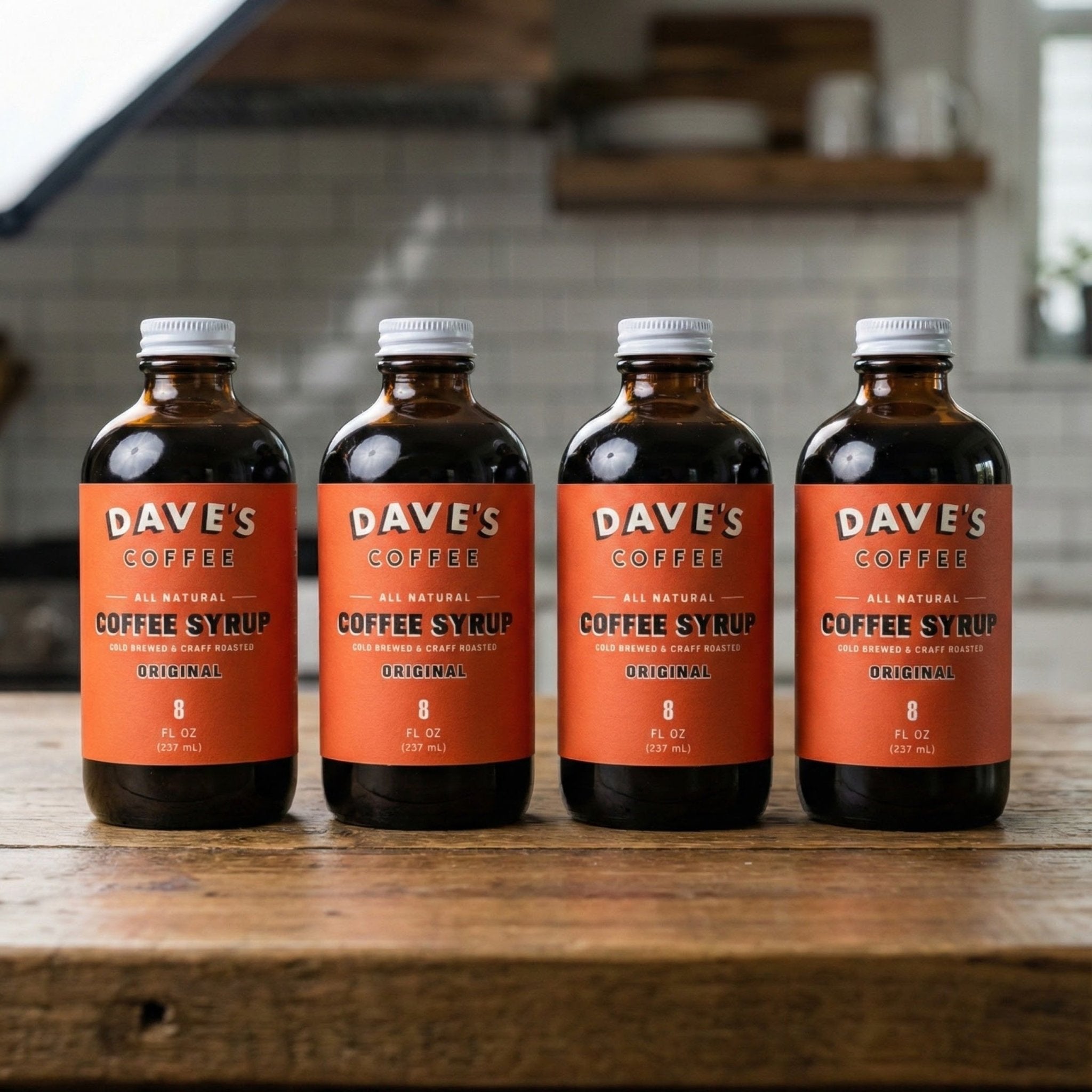Coffee Milk Syrup 4-Pack | All Natural Original | 8oz Gift Size - Paranoid Ranch