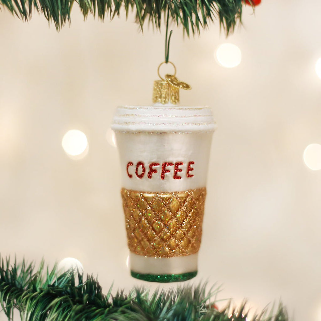 Coffee To Go Ornament - Paranoid Ranch