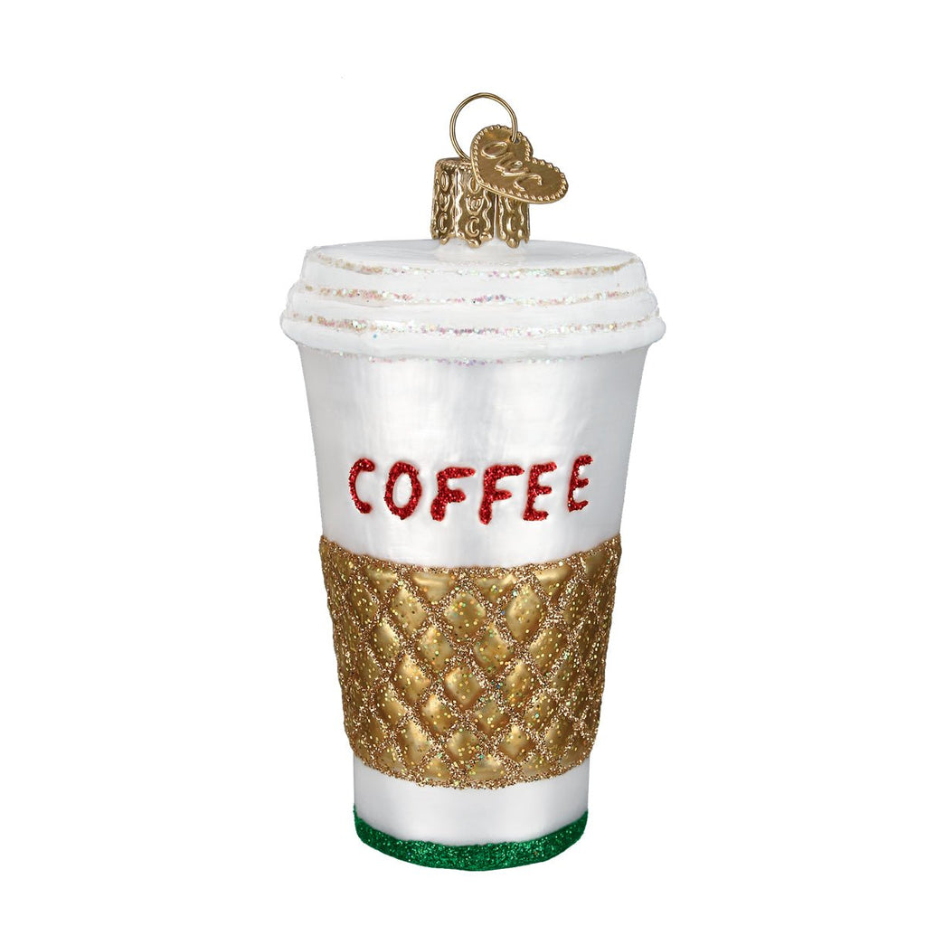 Coffee To Go Ornament - Paranoid Ranch