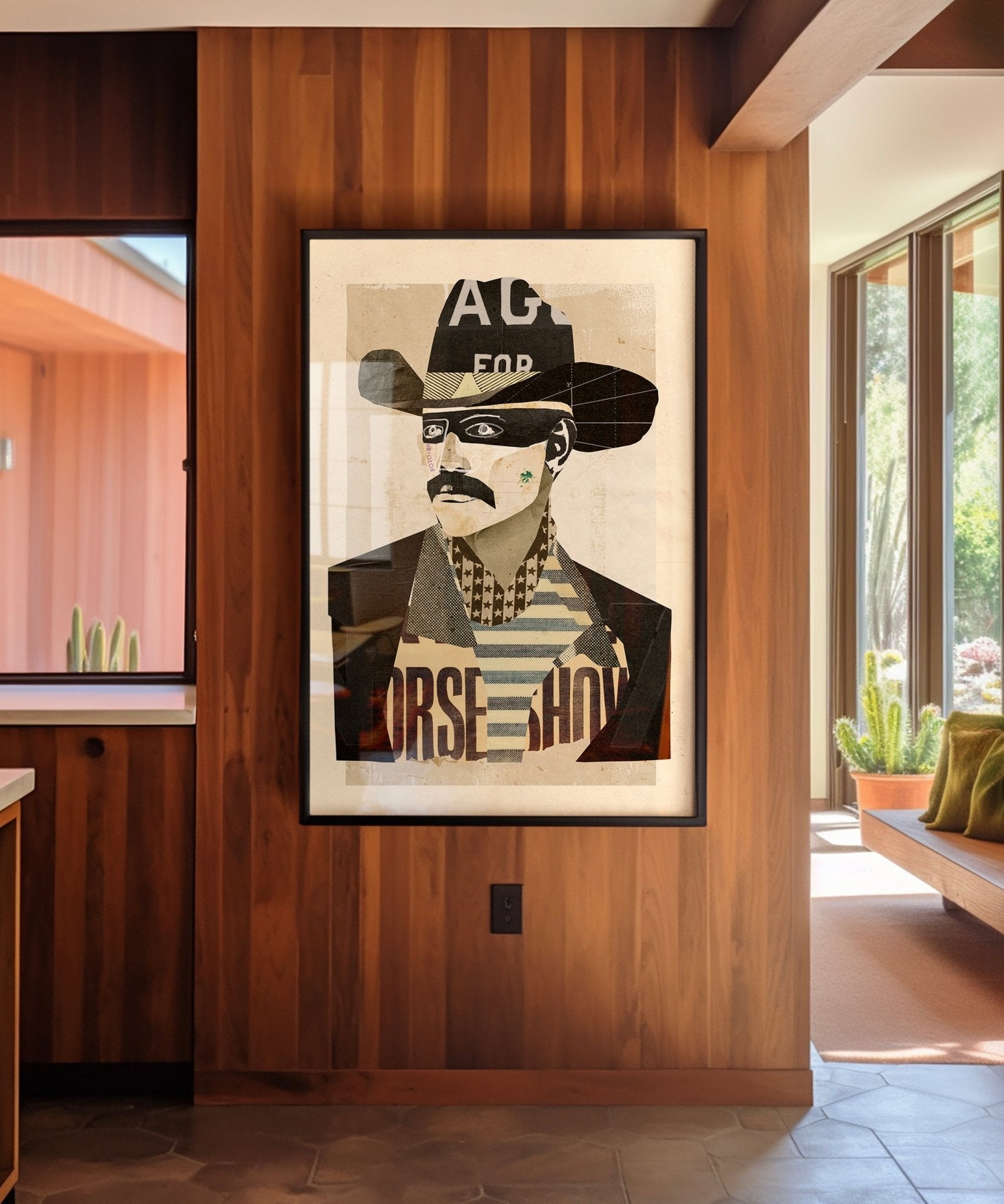 Collage Cowboy 1 Print - Paranoid Ranch