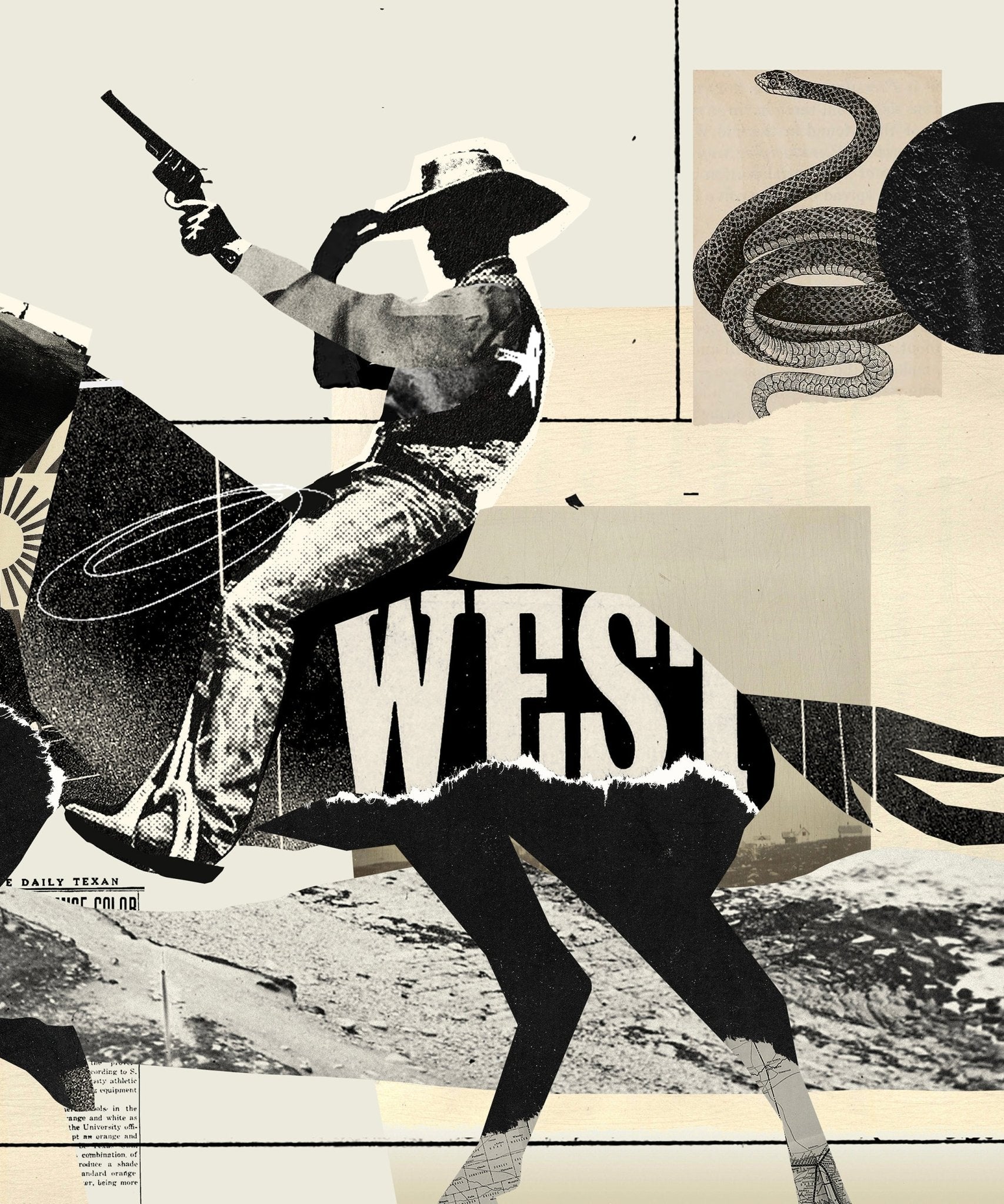 Collage Cowboy 3 - Paranoid Ranch