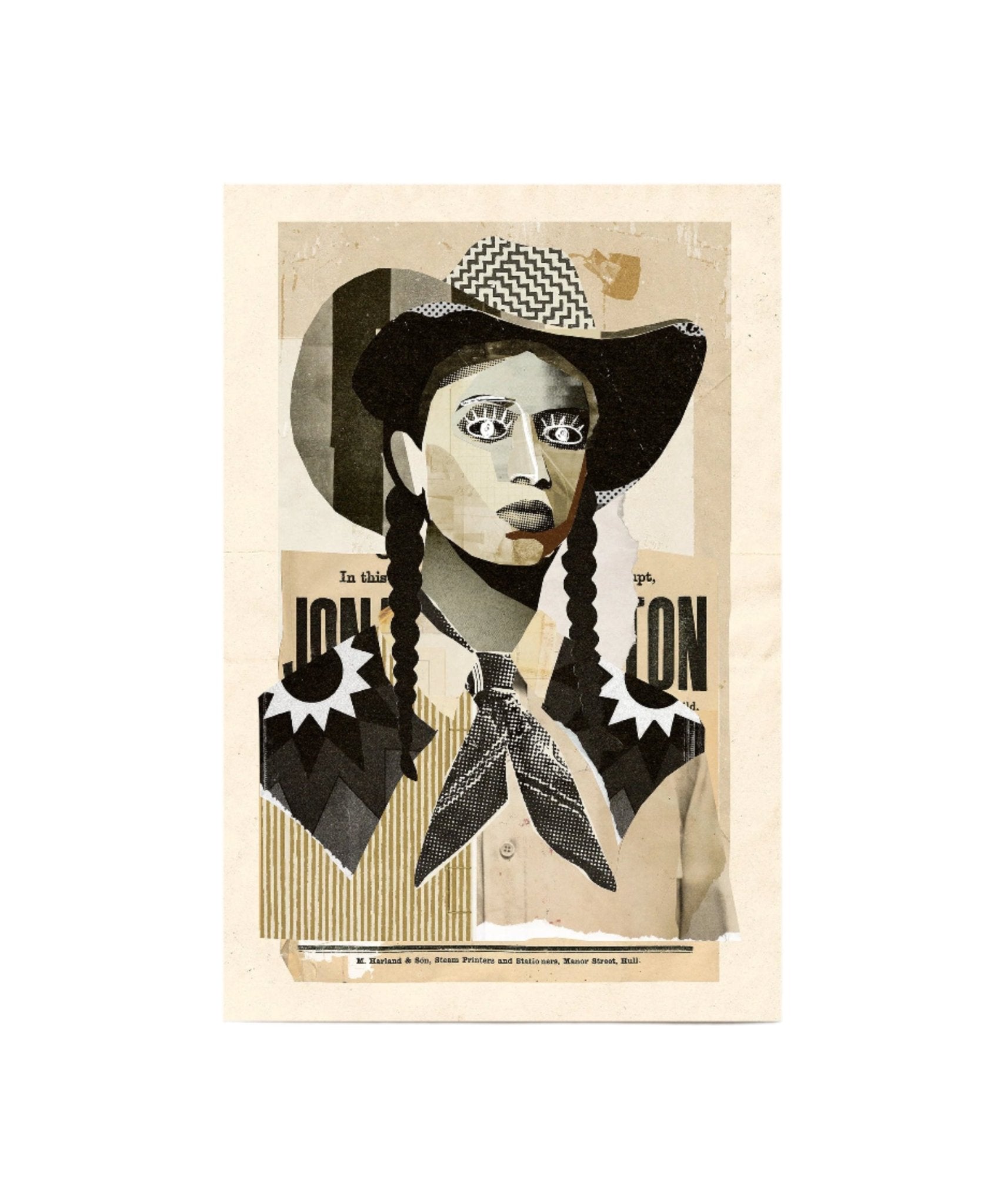 Collage Cowgirl 1 - Paranoid Ranch