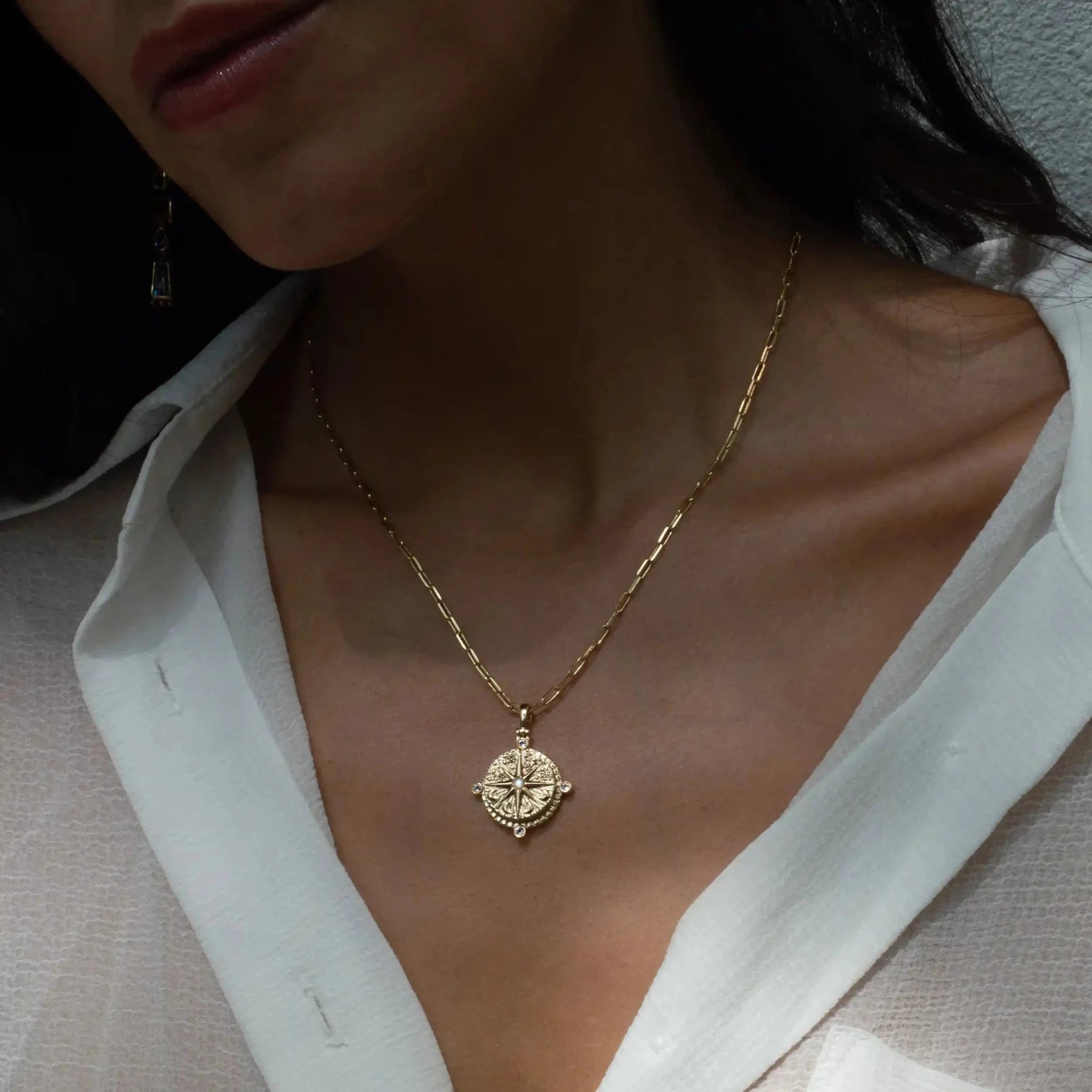 Compass Locket Necklace - Paranoid Ranch