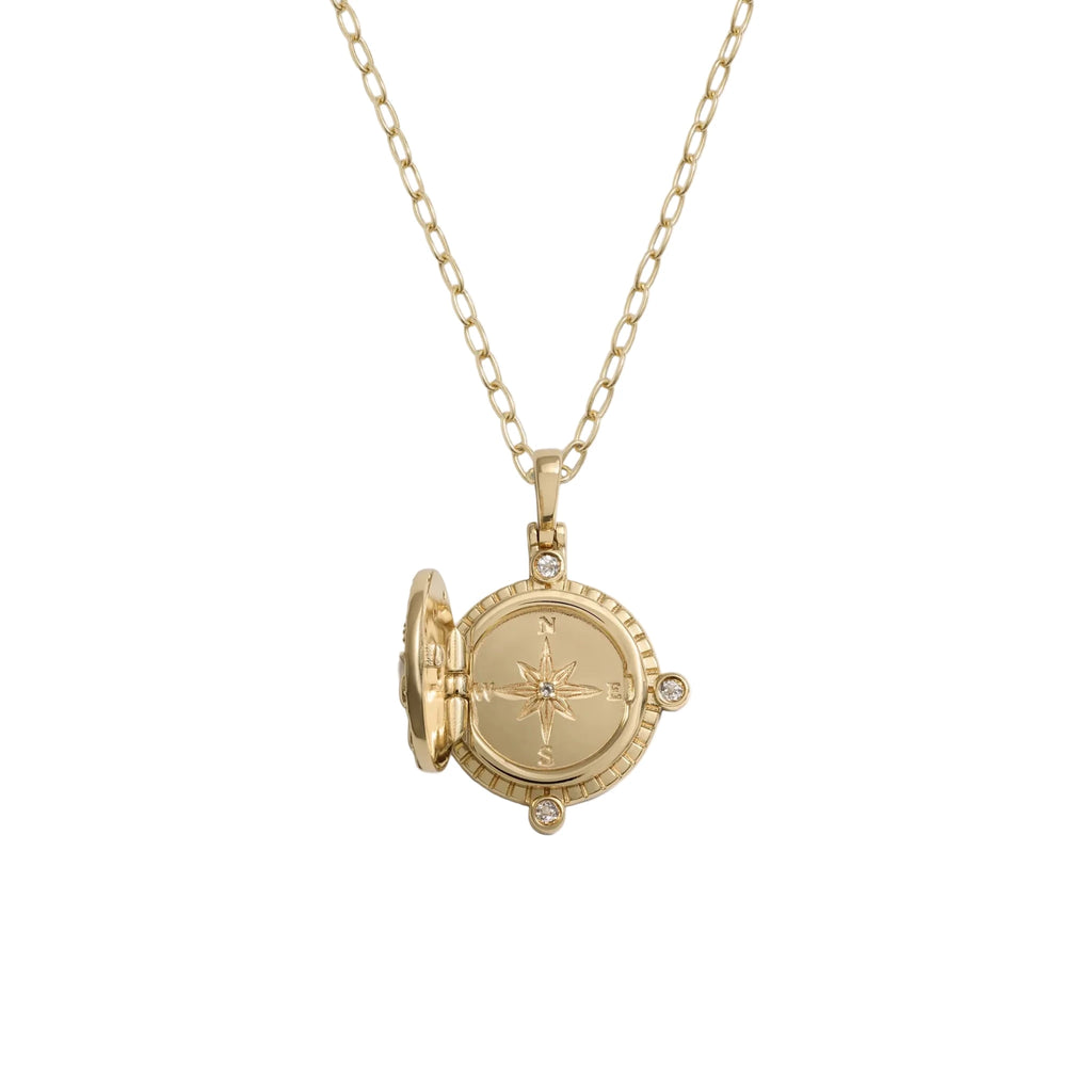 Compass Locket Necklace - Paranoid Ranch