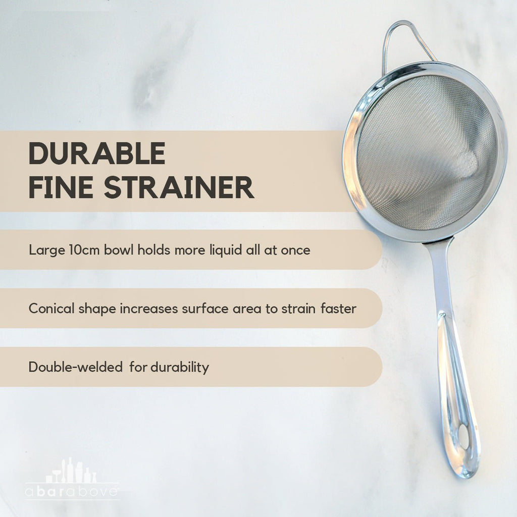 Complete 3 - Piece Bar Strainer Set - Paranoid Ranch