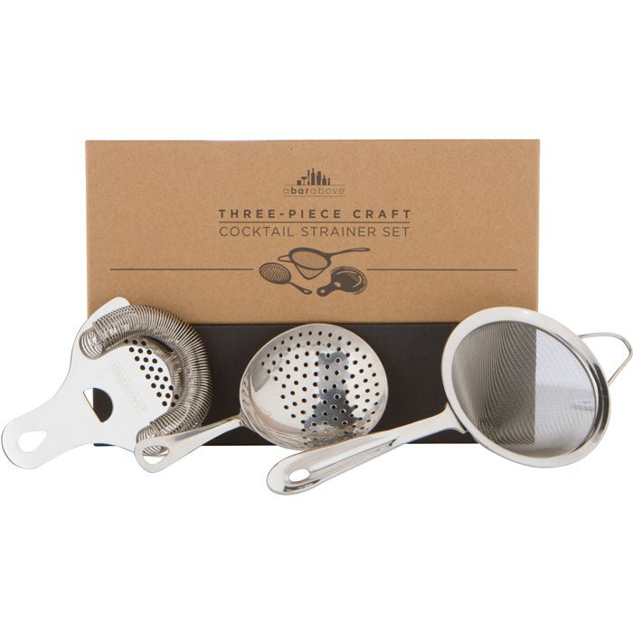 Complete 3 - Piece Bar Strainer Set - Paranoid Ranch