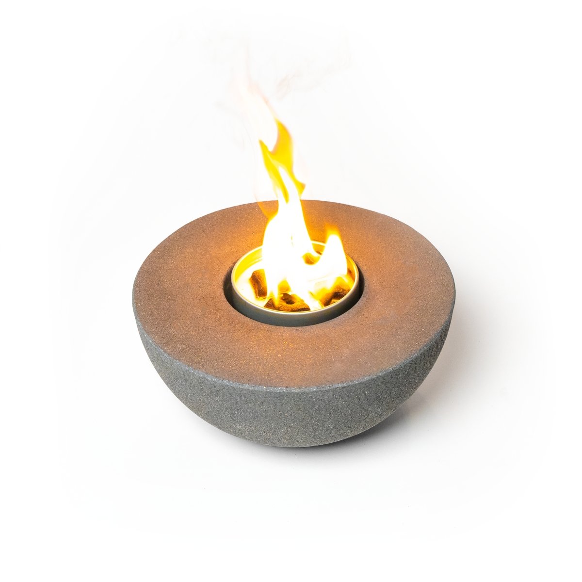 Concrete Semi - Round Fire Pit - Paranoid Ranch