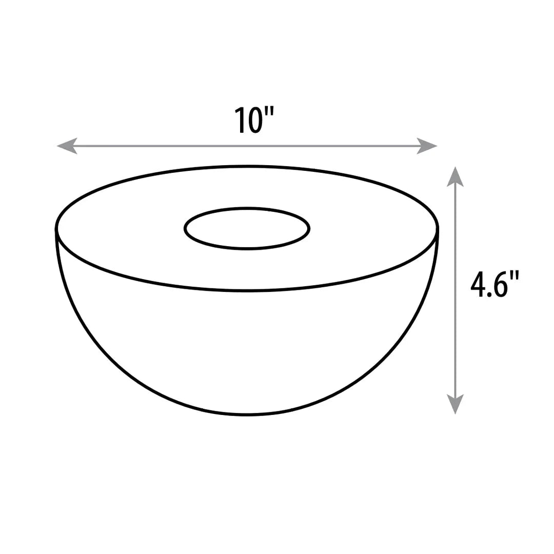 Concrete Semi - Round Fire Pit - Paranoid Ranch