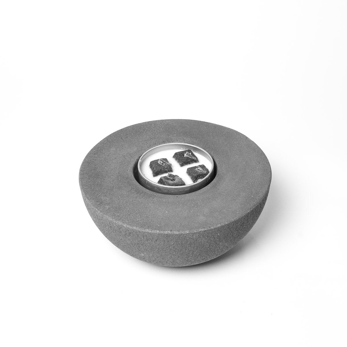 Concrete Semi - Round Fire Pit - Paranoid Ranch